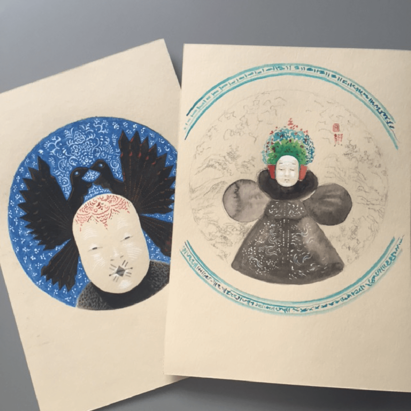 illustrations for Newsweek magazine and for the ŽIVA and C3PO bowls (Křehký)