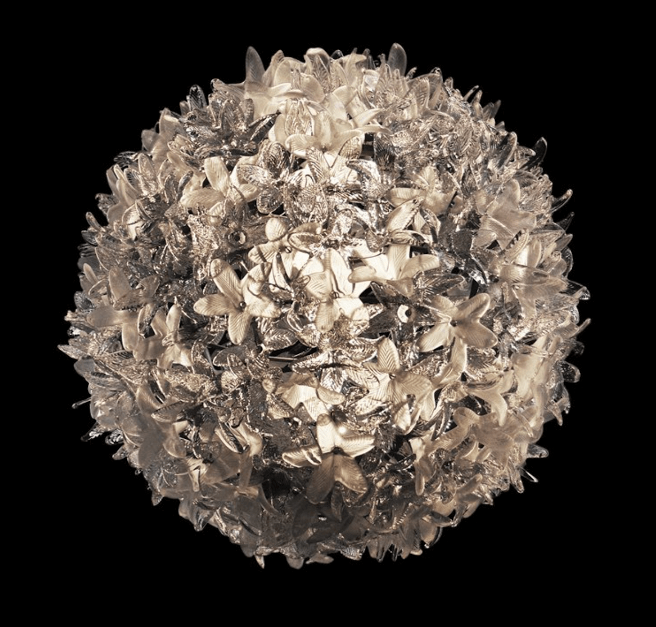 Element chandelier (Jaroslav Bejvl jr.), The Baterka floor lamp (Jakub Berdych), The Garden lights (Jiří Pelcl) and lighting objects for the Signal Festival (Jaroslav Bejvl jr.)