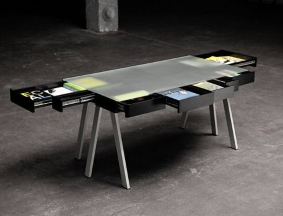 Treasury Table (Process), Cheeky boxes system (Process) and throne for Mr. Gausgush (Vienna Design Week)