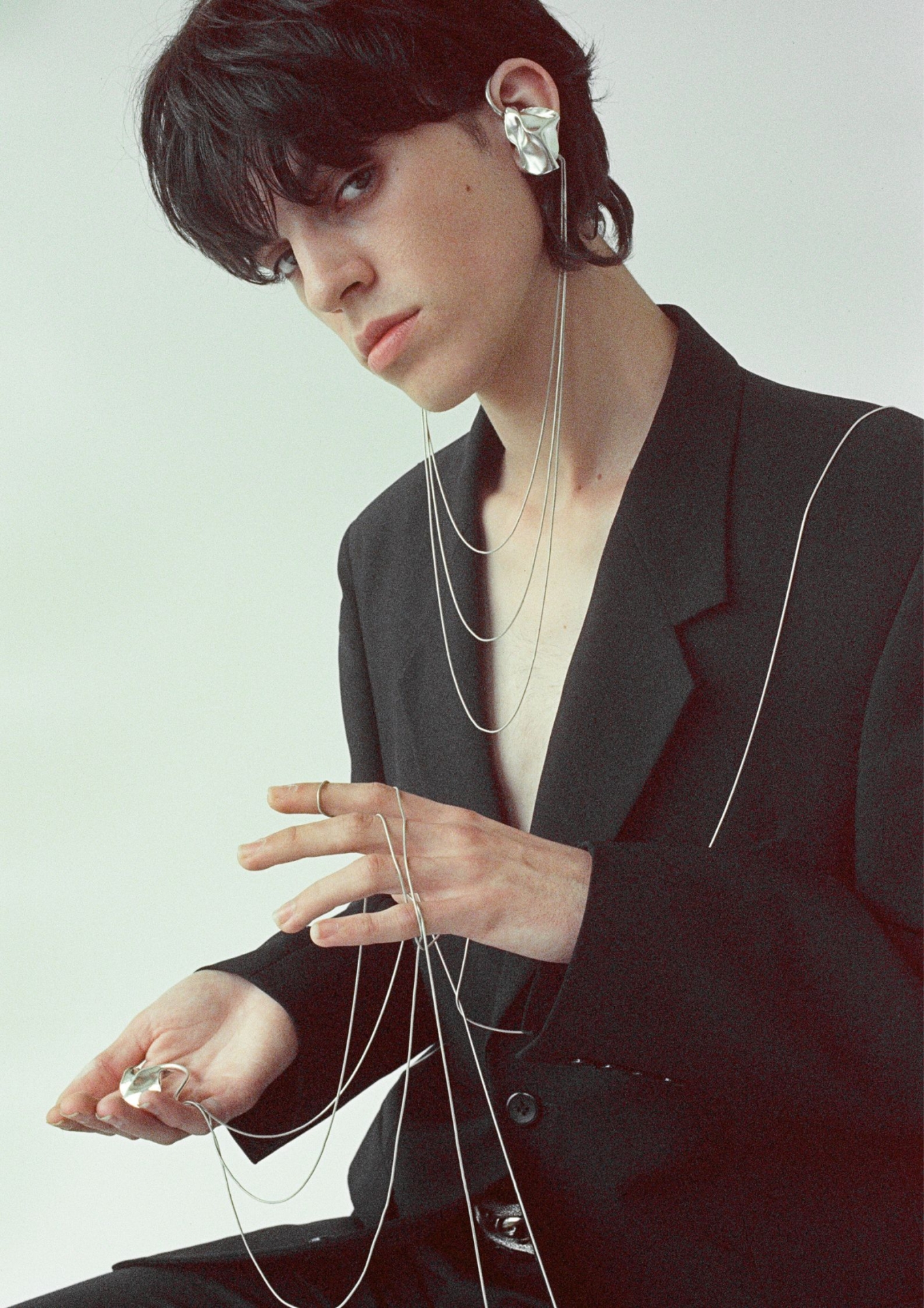 Tender Tendrils collection and Drape jewelry for Tomáš Němec’s cruise24 collection