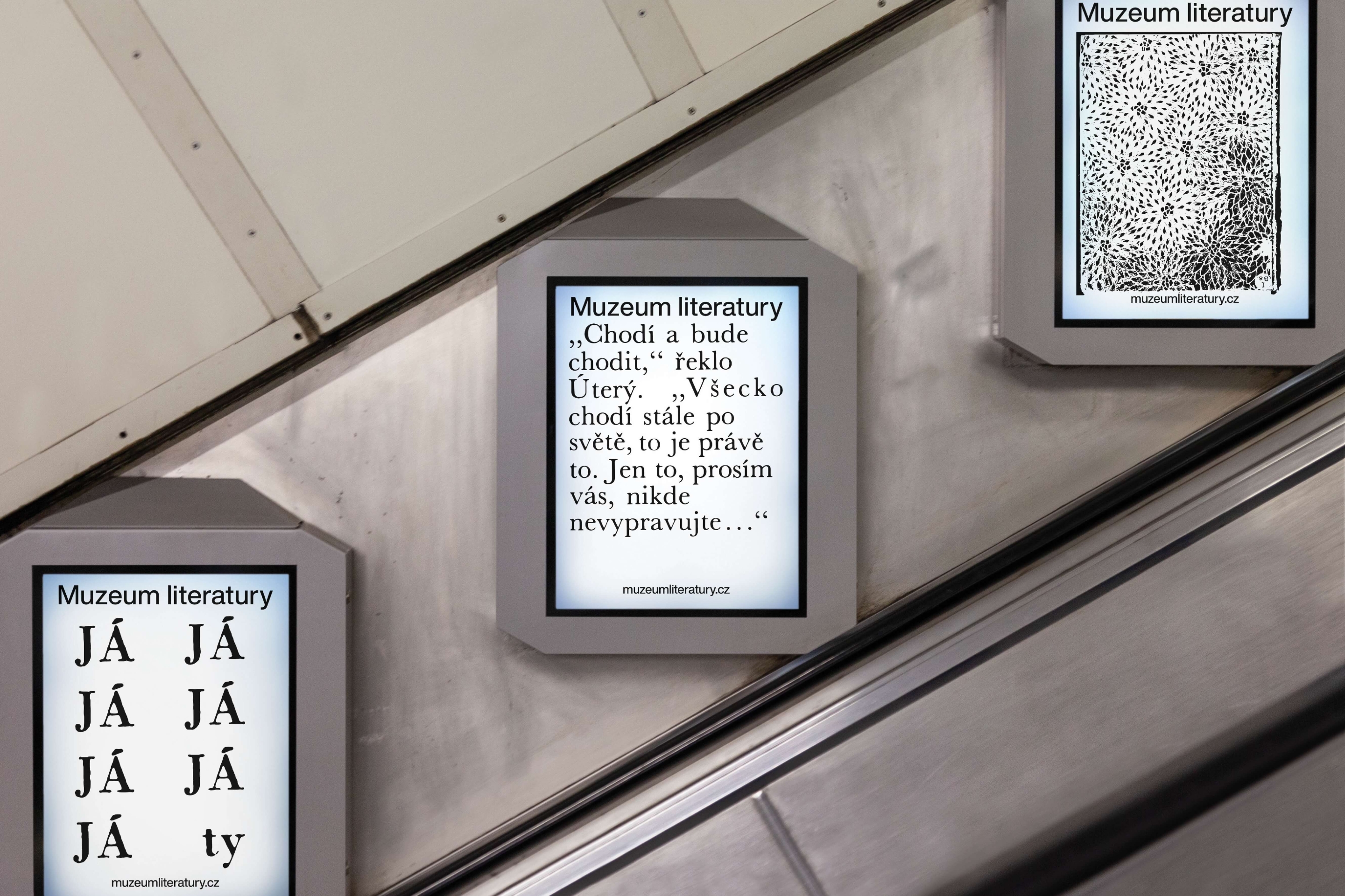 visual identity for the Museum of Literature
