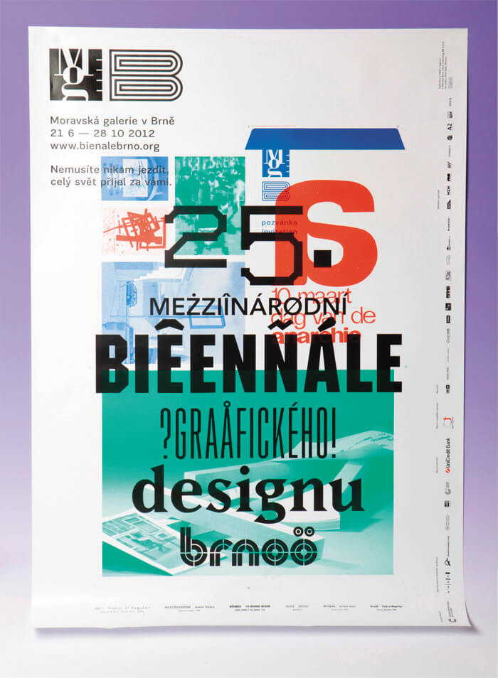 visual style for the 25th Brno Biennial 2012