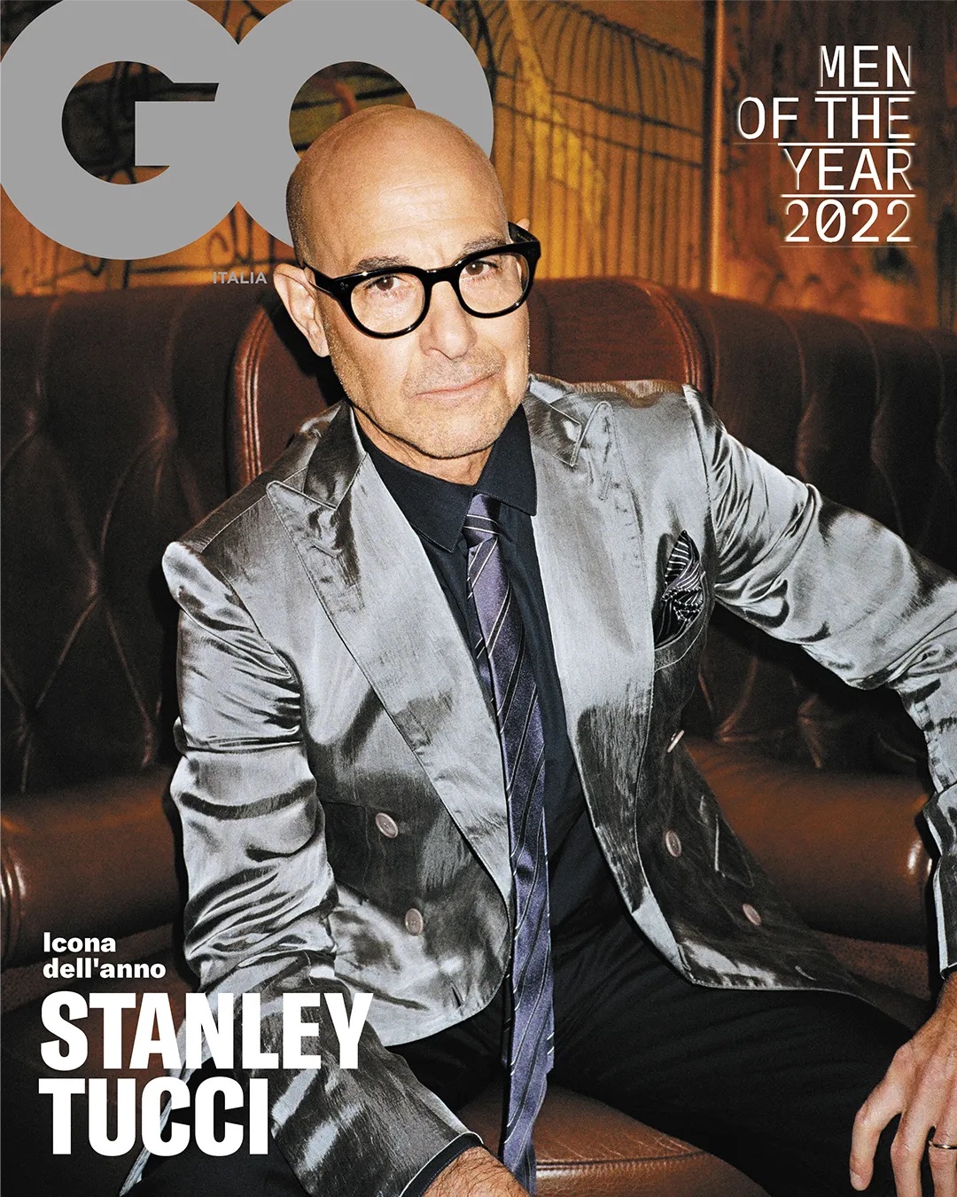 fotografie Alessandro Michele a Jared Leto pro Gucci a Stanley Tucci pro GQ Italia – Men of the Year a kampaň Čas srdce pro sezónu 2022/2023 Divadla Husa na provázku