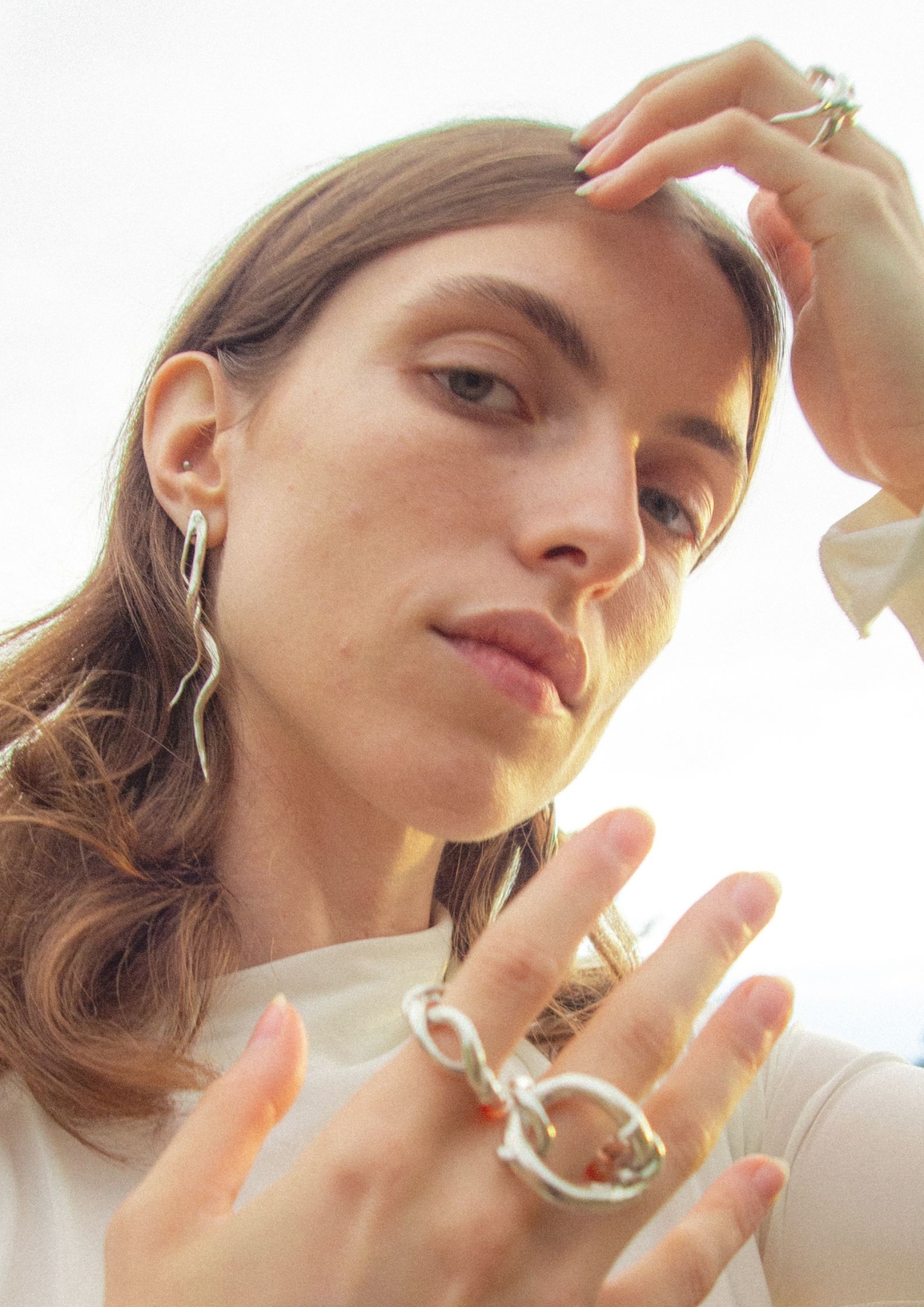 Tender Tendrils collection and Drape jewelry for Tomáš Němec’s cruise24 collection