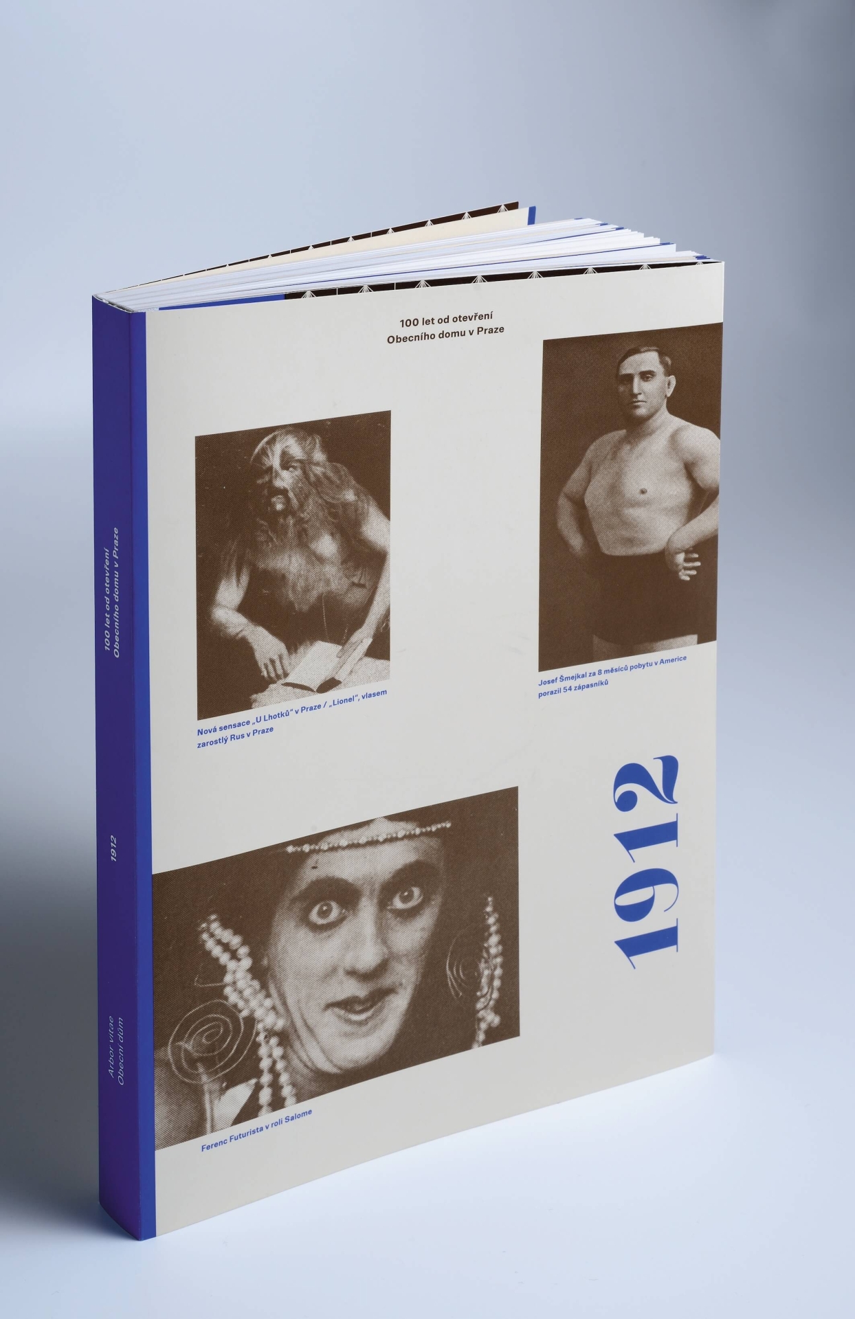 značka a vizuální styl pro Vysoké učení technické v Brně a katalog výstavy k 100. výročí Obecního domu Výstava 1912