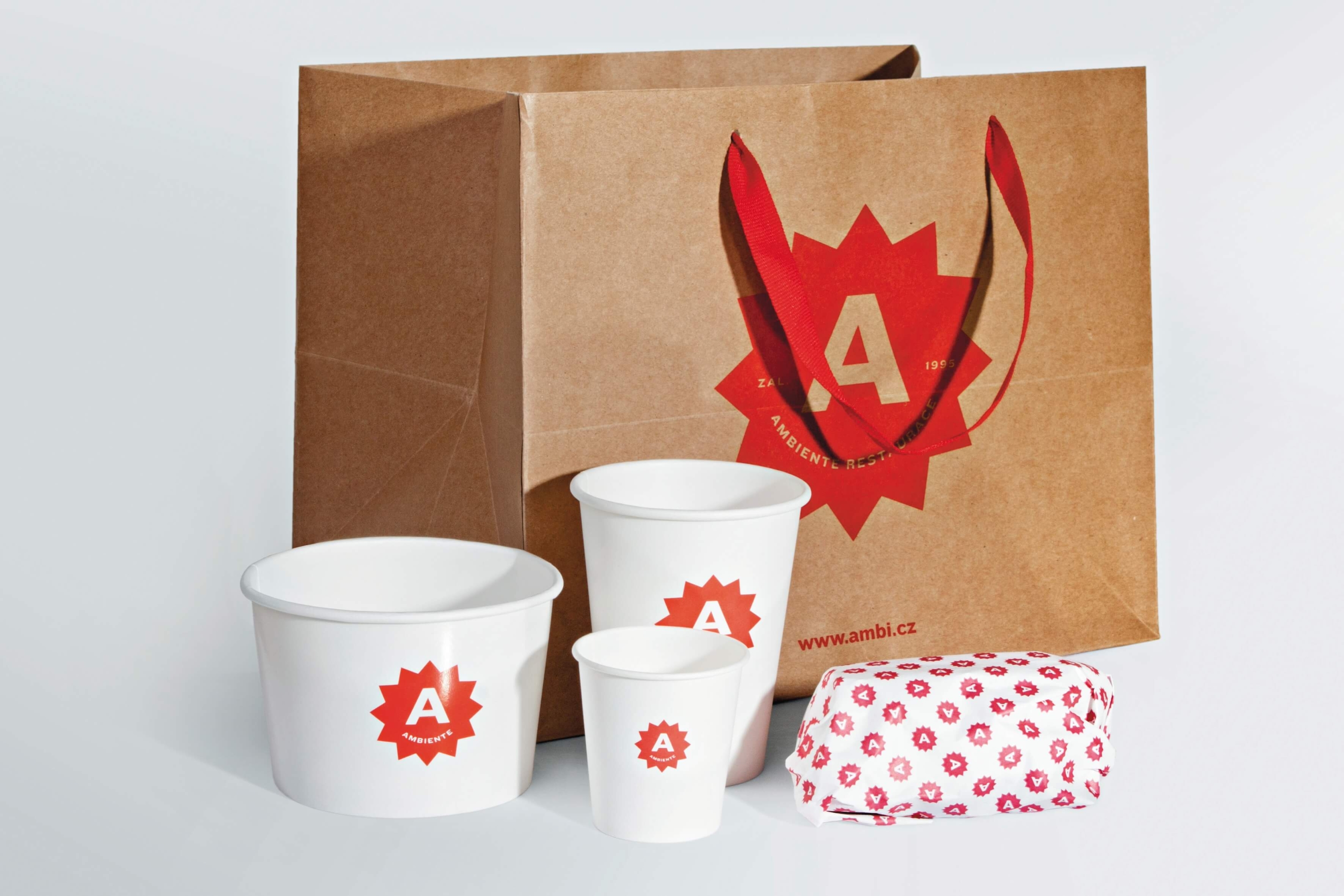 redesign of Ambiente restaurants and the book Naprej!