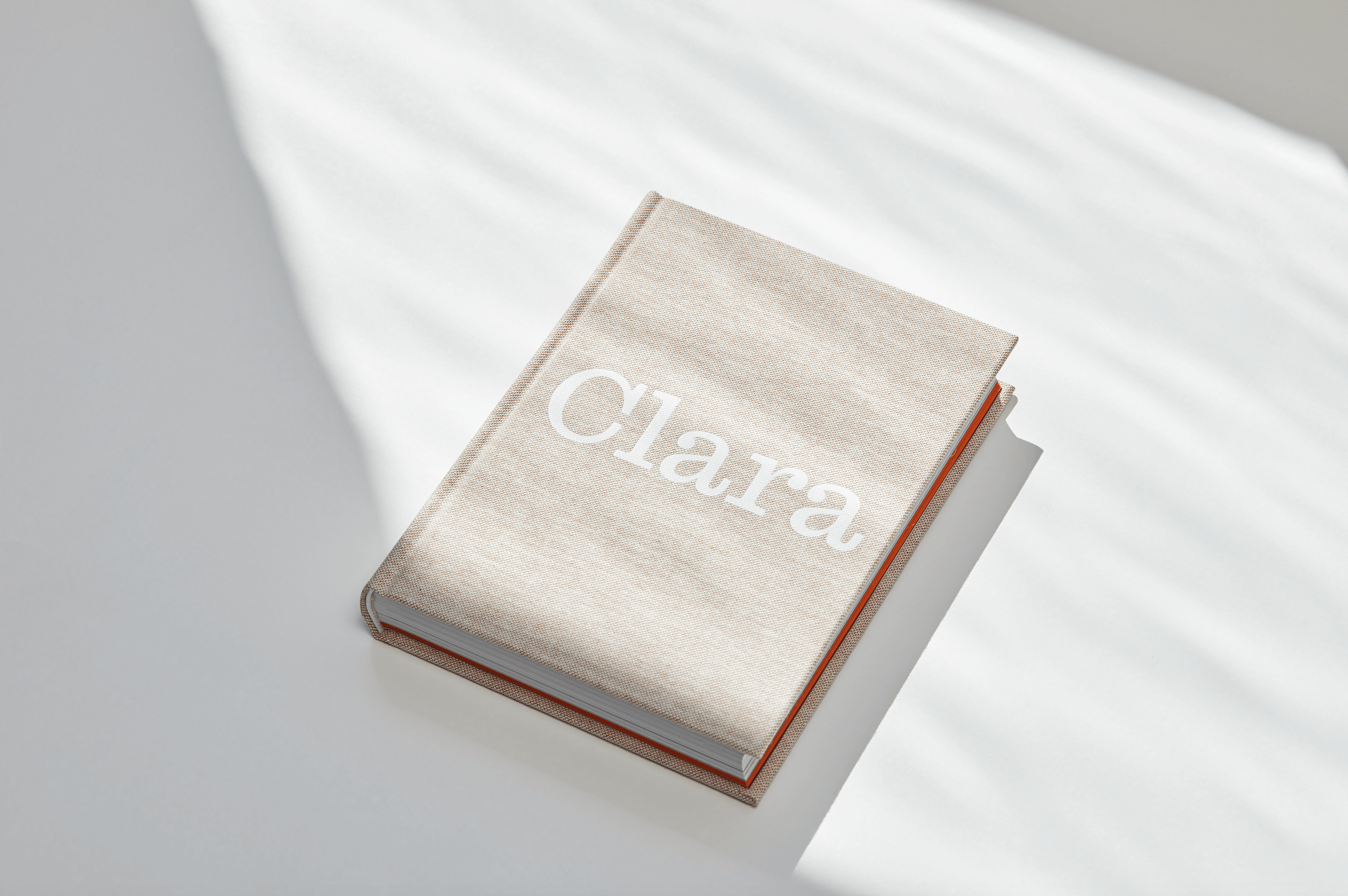graphic design for the book Clara / Clara Istlerová, práce a život (UMPRUM)
