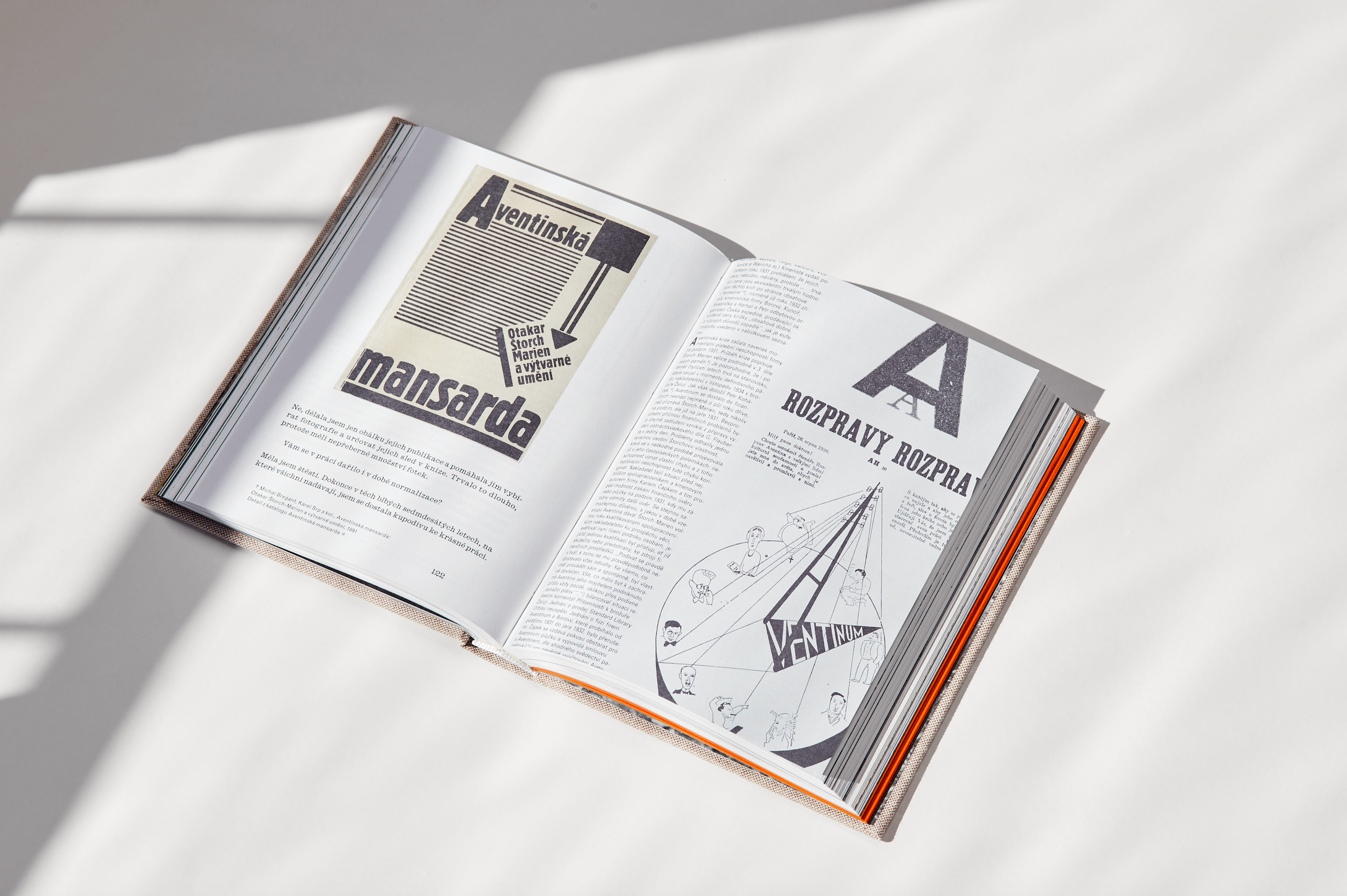 graphic design for the book Clara / Clara Istlerová, práce a život (UMPRUM)