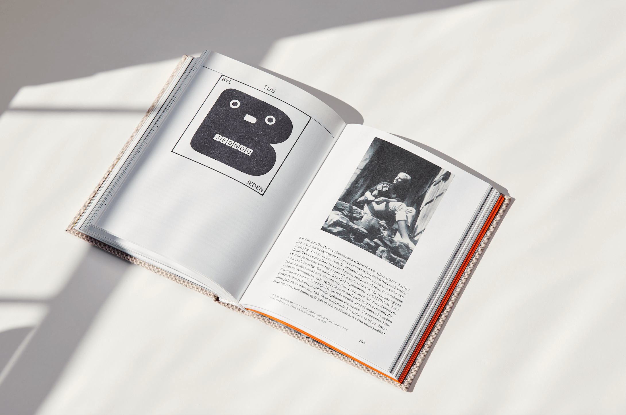 graphic design for the book Clara / Clara Istlerová, práce a život (UMPRUM)