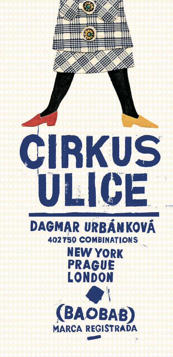 concept and graphic design for Baobab book publishers (Cirkus ulice, Rostlinopis)