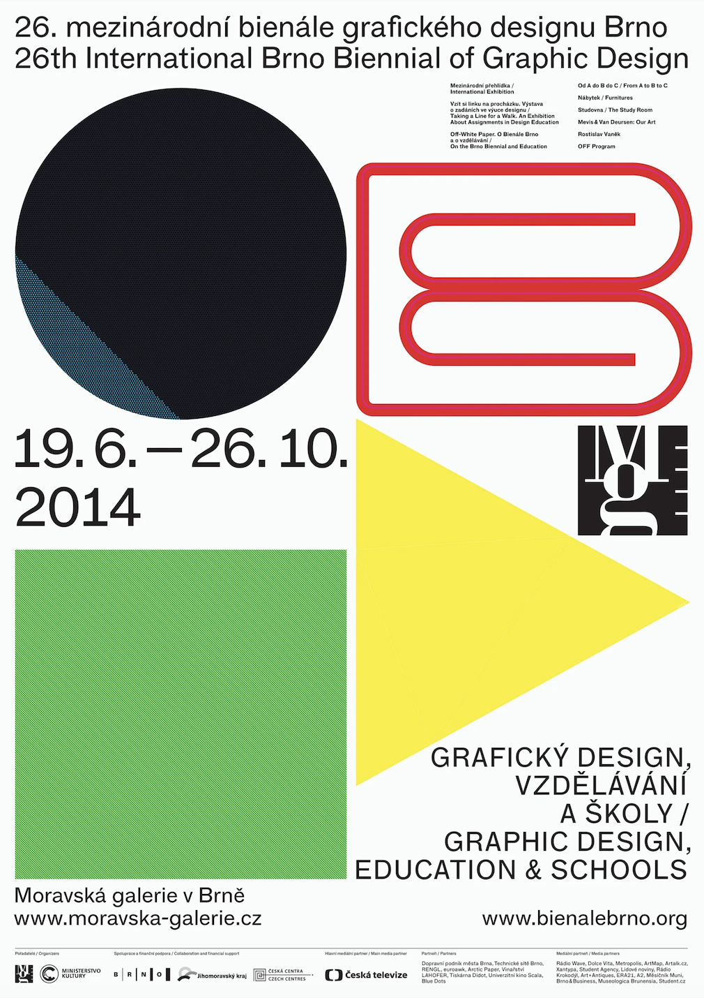 concept and visual style for the 26th Brno International Biennial of Graphic Design