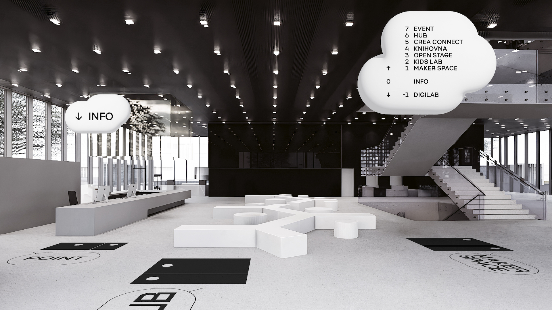 visual identity for Black Cube