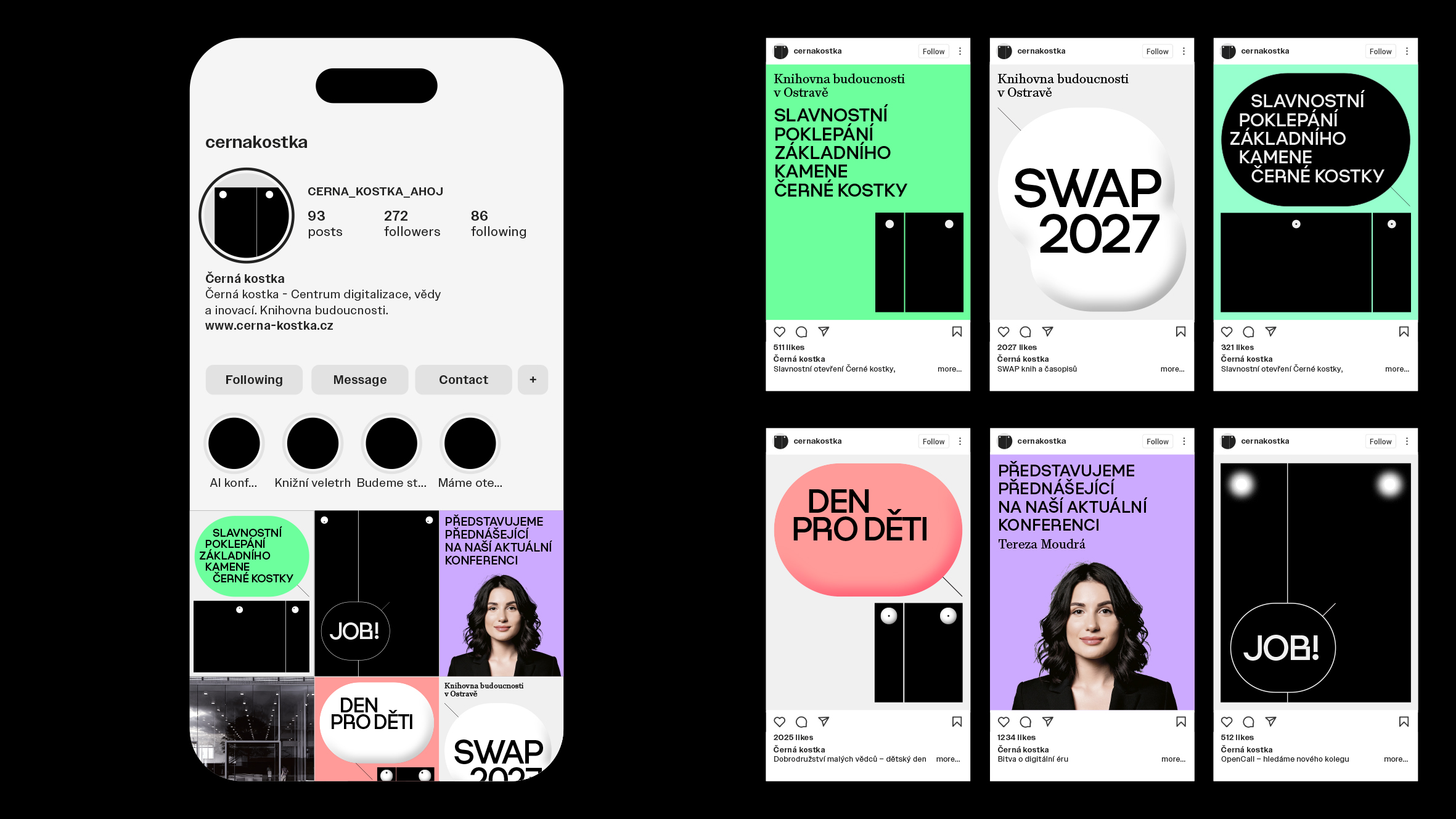 visual identity for Black Cube