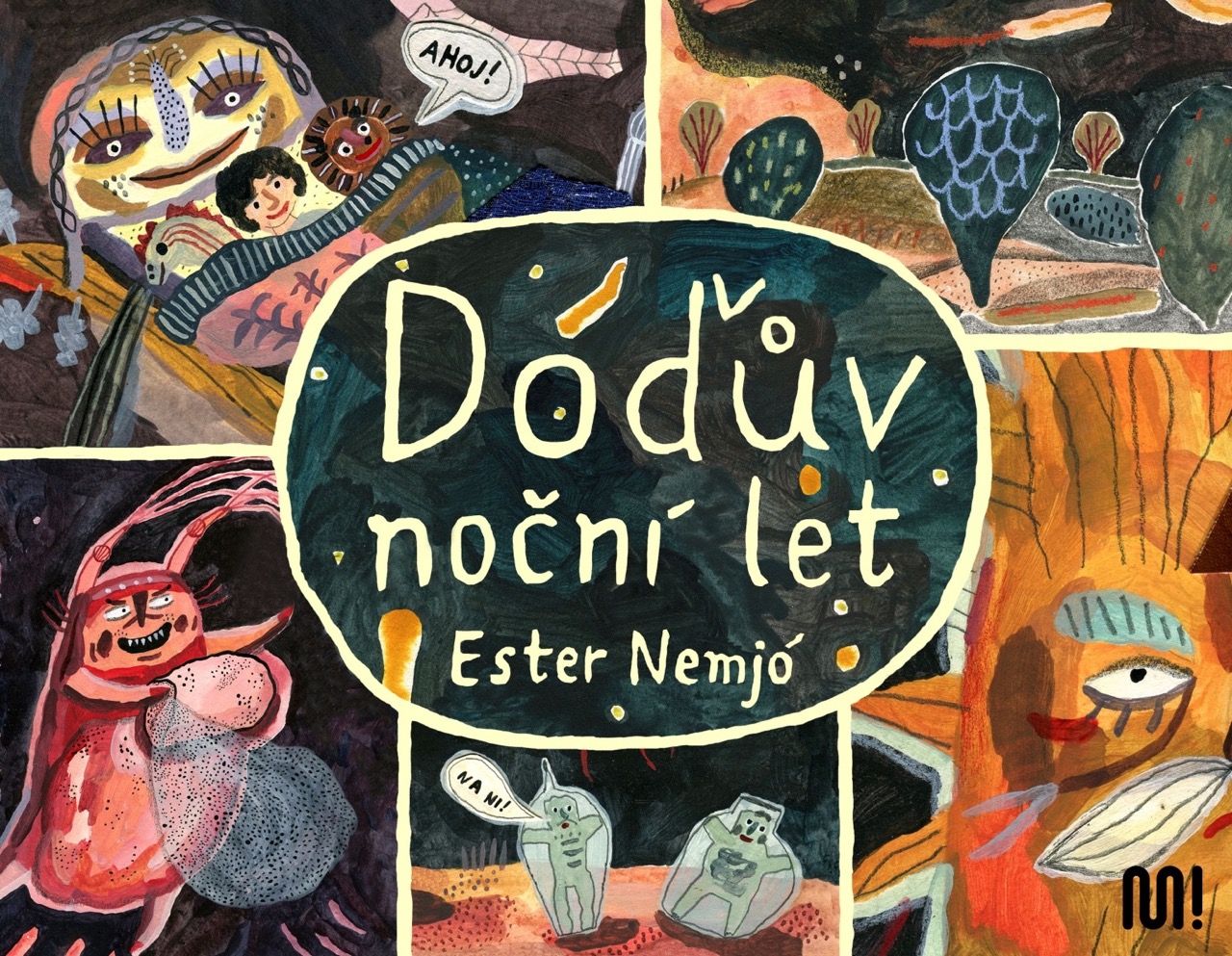 ilustrace autorské knihy Dóďův noční let (Meander)