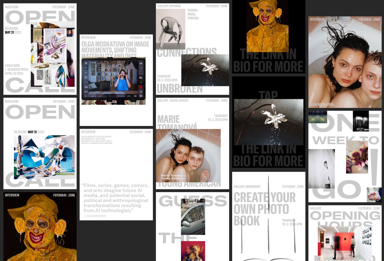 vizuální identita a web pro Fotograf Zone