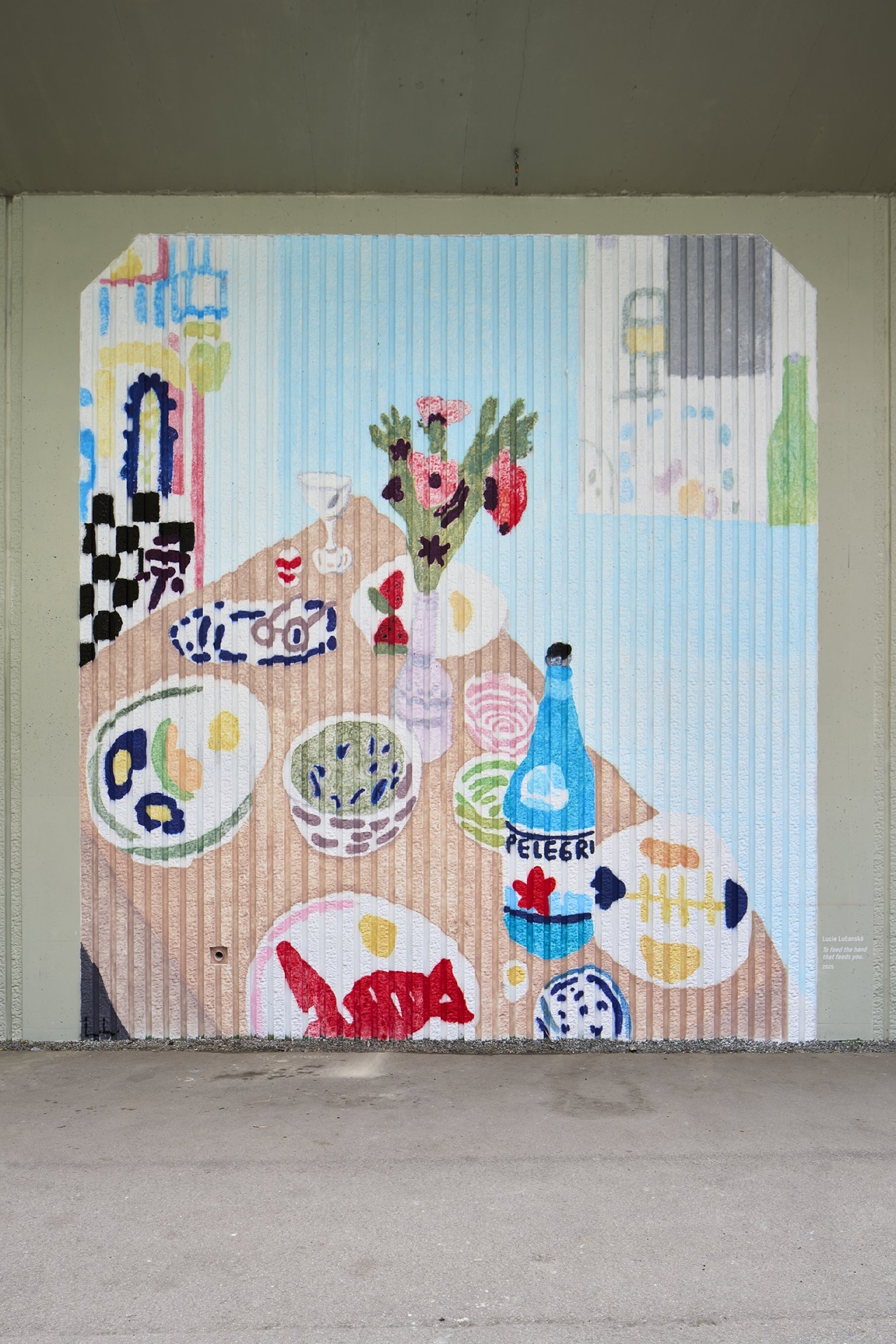 murály pro festival Tabook a To feed the hand that feeds you pro MeetFactory