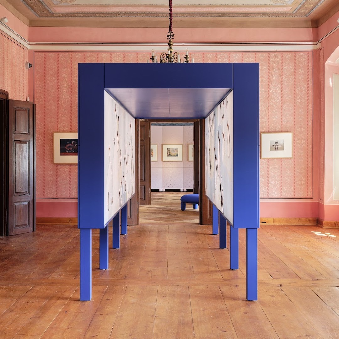 výstavní architektura pro Palác ilustrace