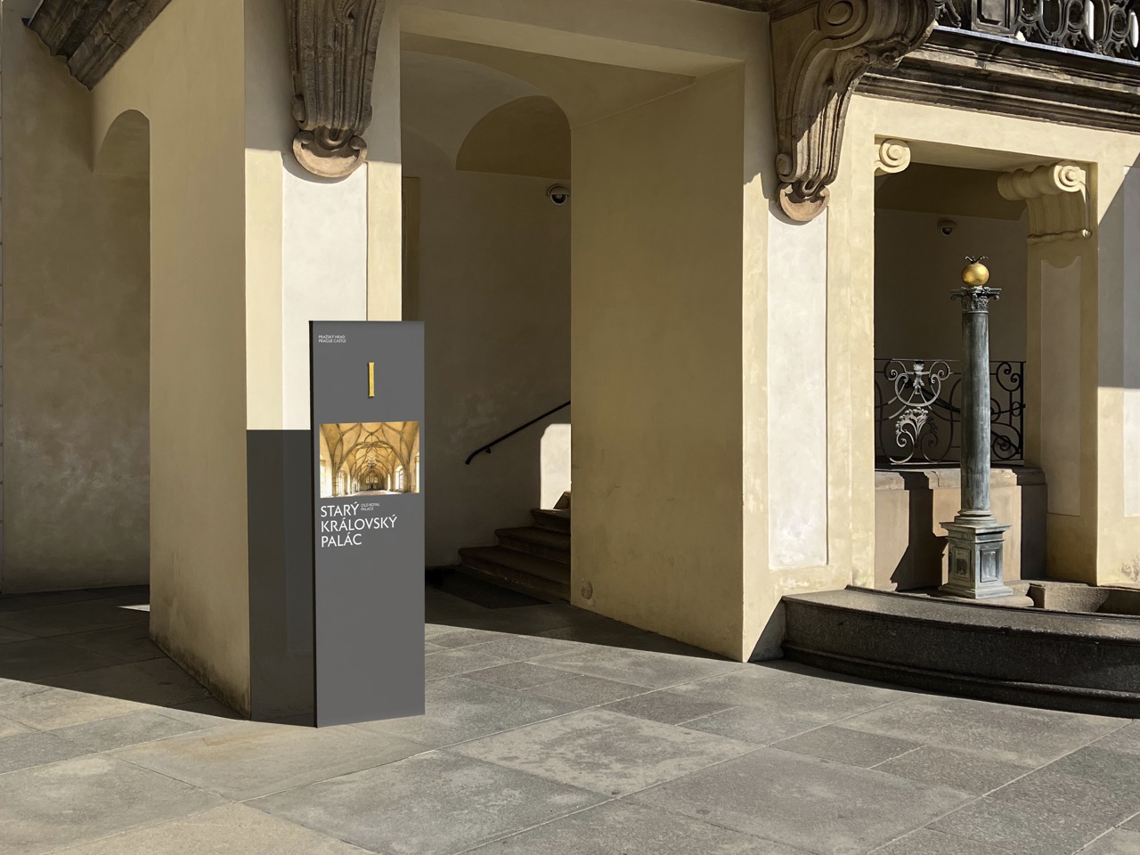 vizuální identita pro Pražský hrad a Orientační a informační systém Správy železnic