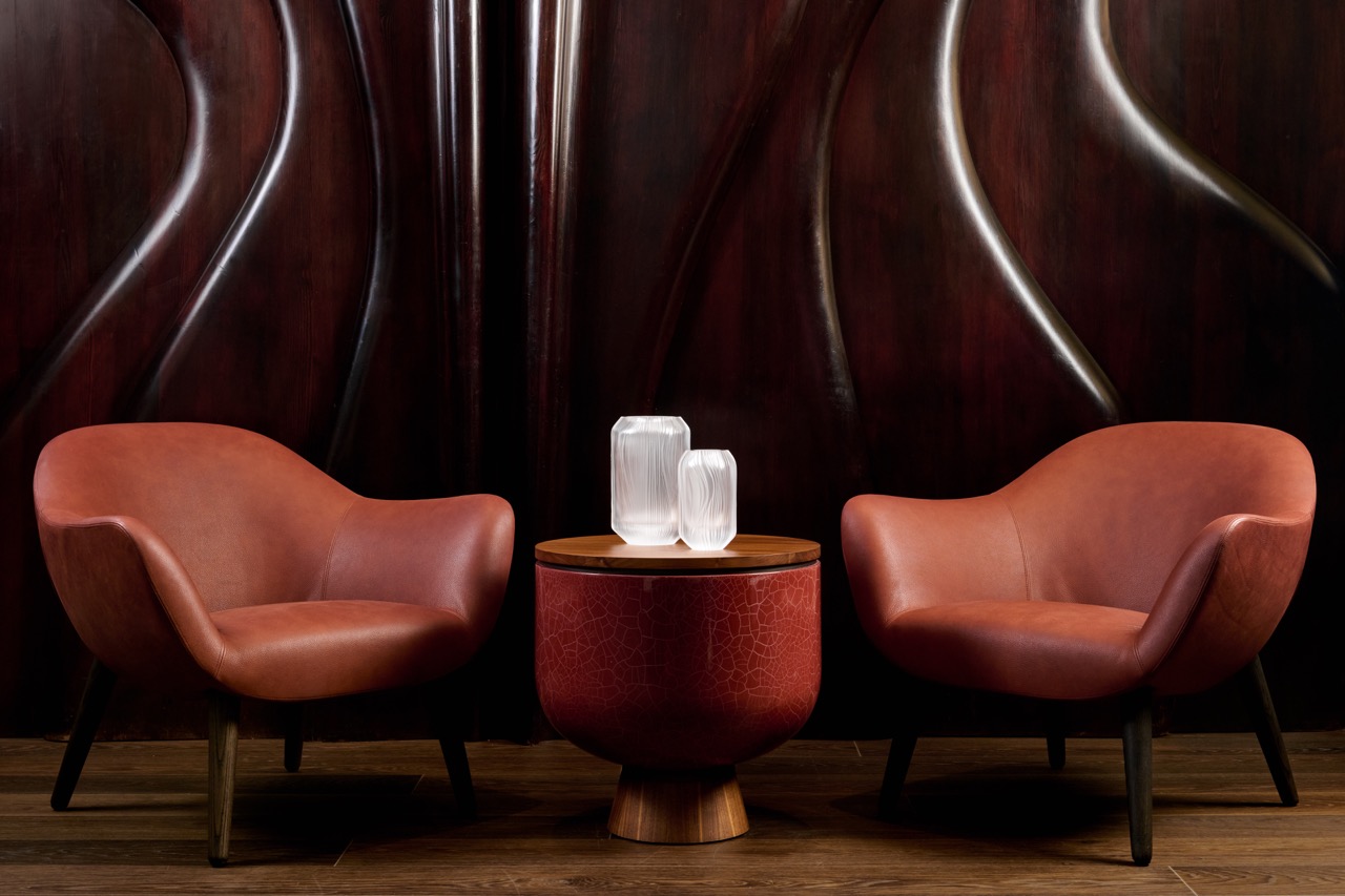 kolekce váz a nápojového skla Metropolis (Kateřina Handlová)