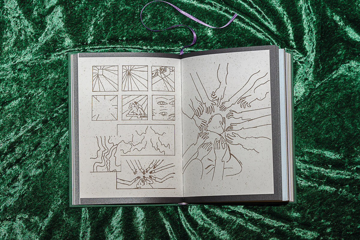 illustrations for the book Spiritistky (Klára Vlasáková, Lipnik)