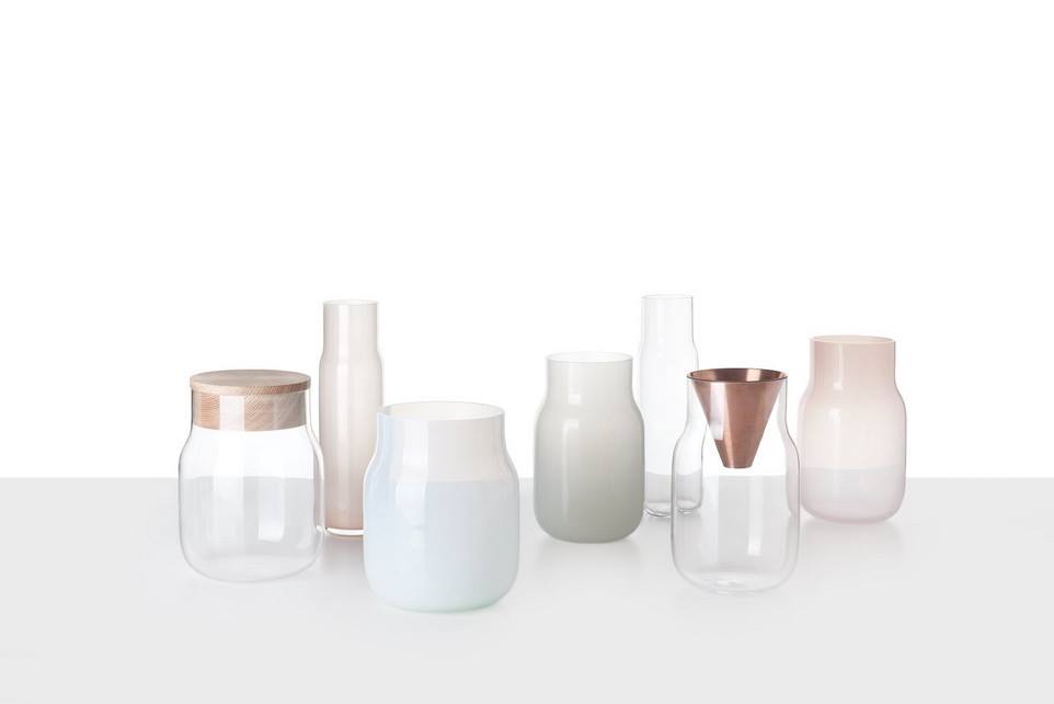 Material Vase (Křehký), Vase Study and Bandasky collections of vases, Laboratory Light collection of lightings (KavalierGlass)