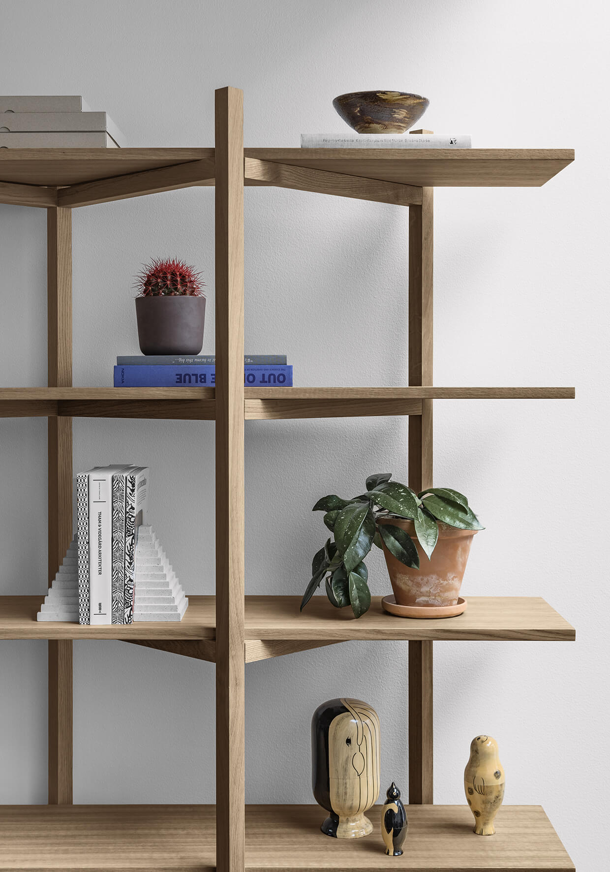 Koski interactive game, Zig Zag shelf system (HEM)