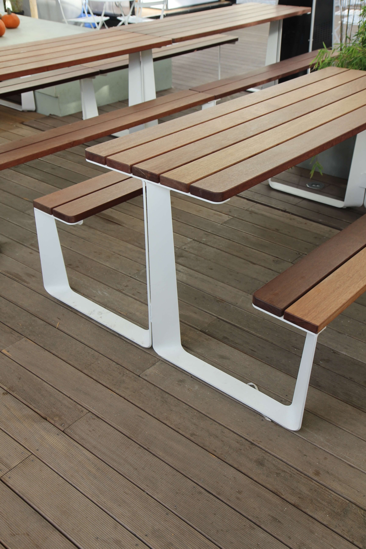 Bend collection of furniture (Duro), Steps bench (Master&Master), Rautster picnic set (mmcité1)