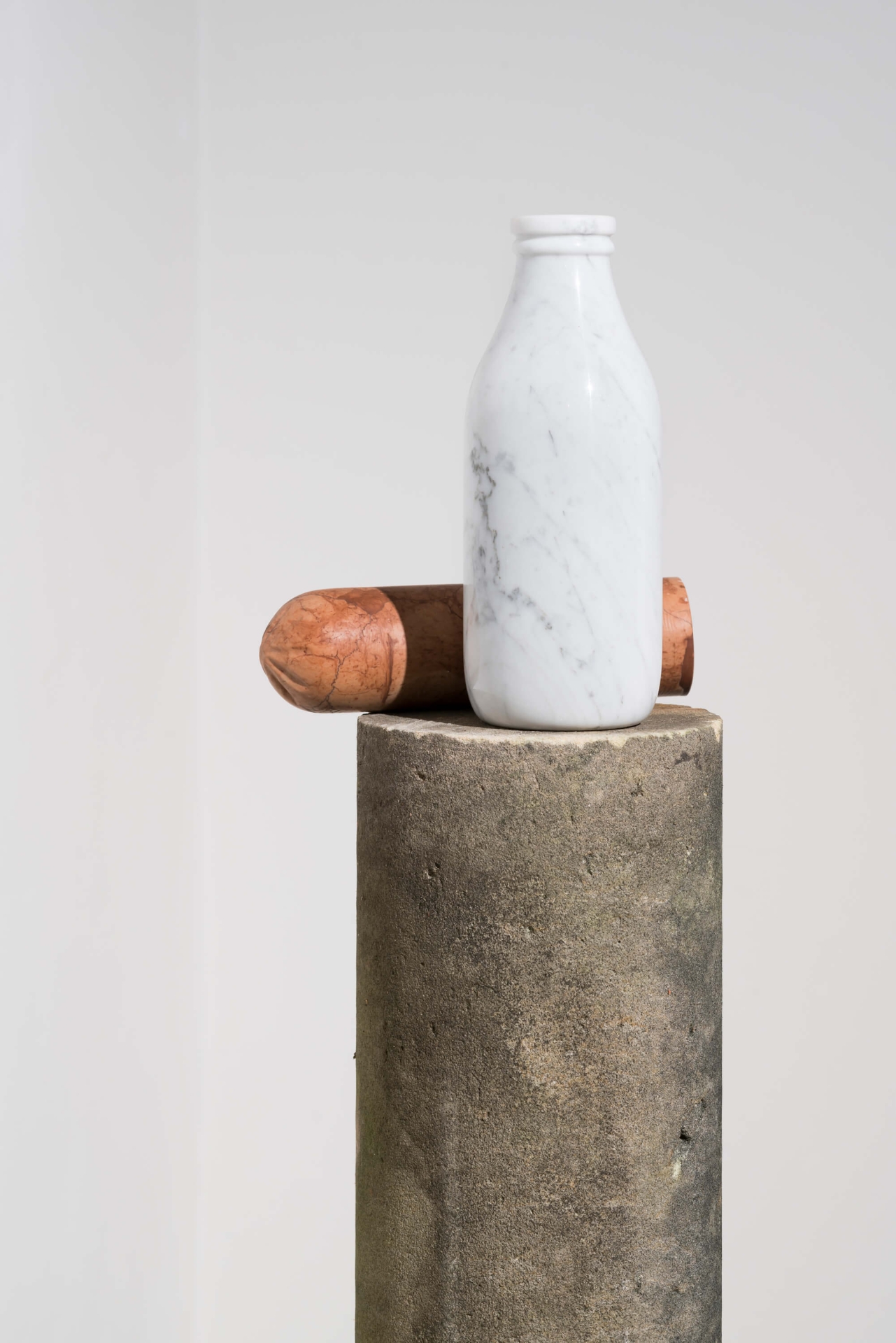 Unnamed vases with love (Qubus), set of stone objects