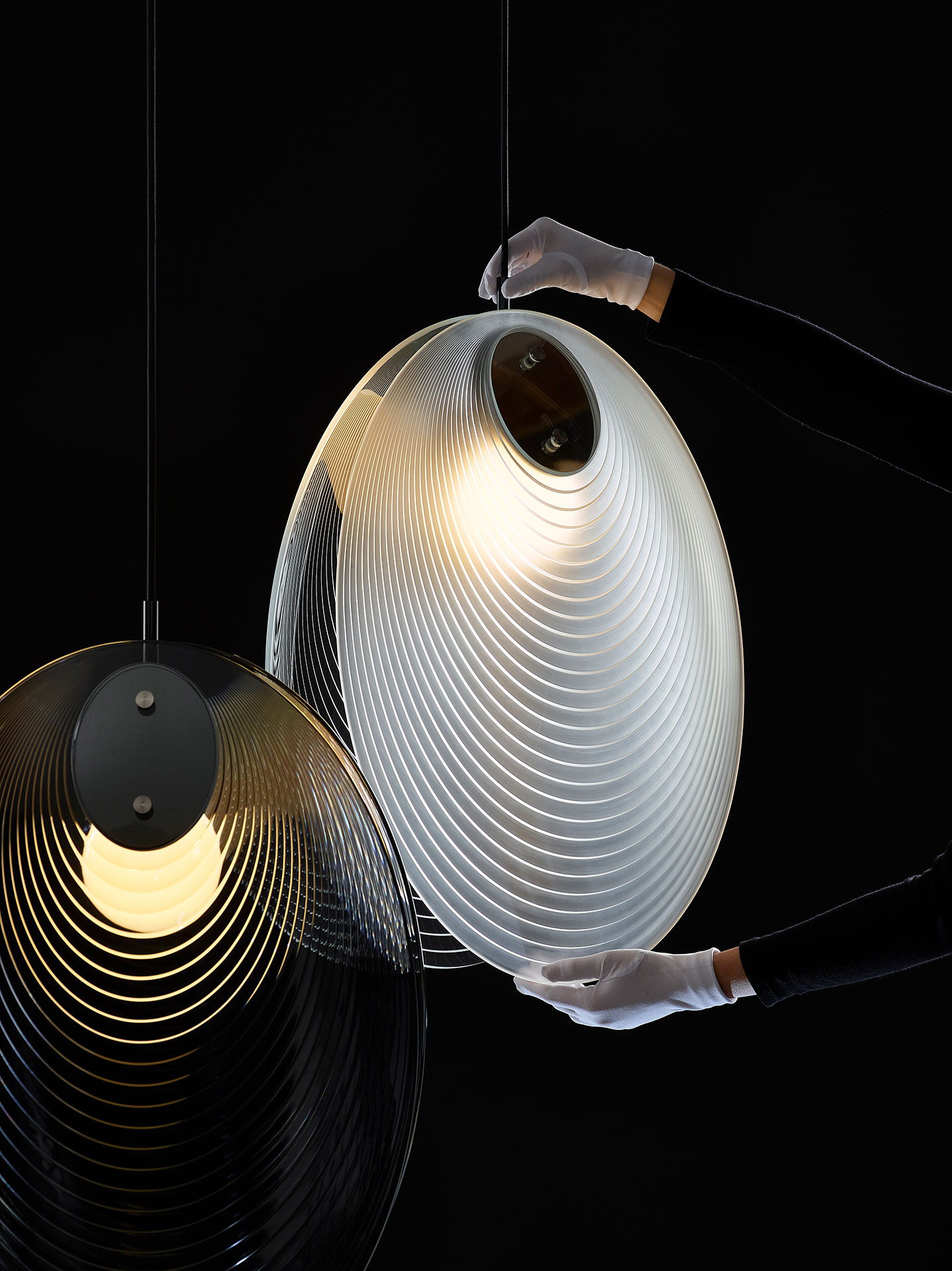 Ama and Buoy (Bomma) lighting collections and the Odyssey light (Designblok Cosmos)