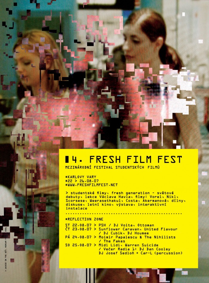 graphic design for Fresh Film Fest 2007