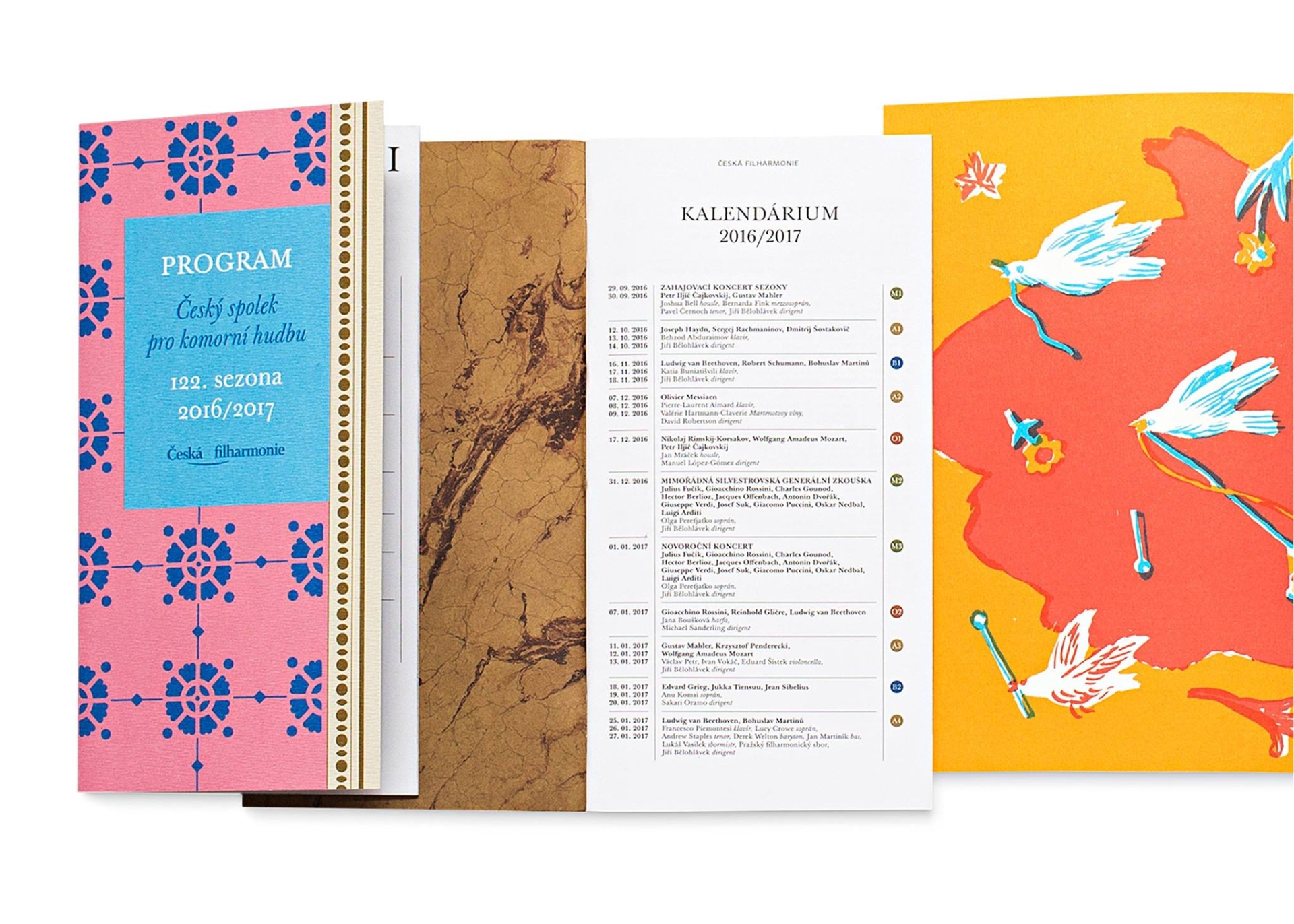 visual style of the 2016/2017 season for the Czech Philharmonic