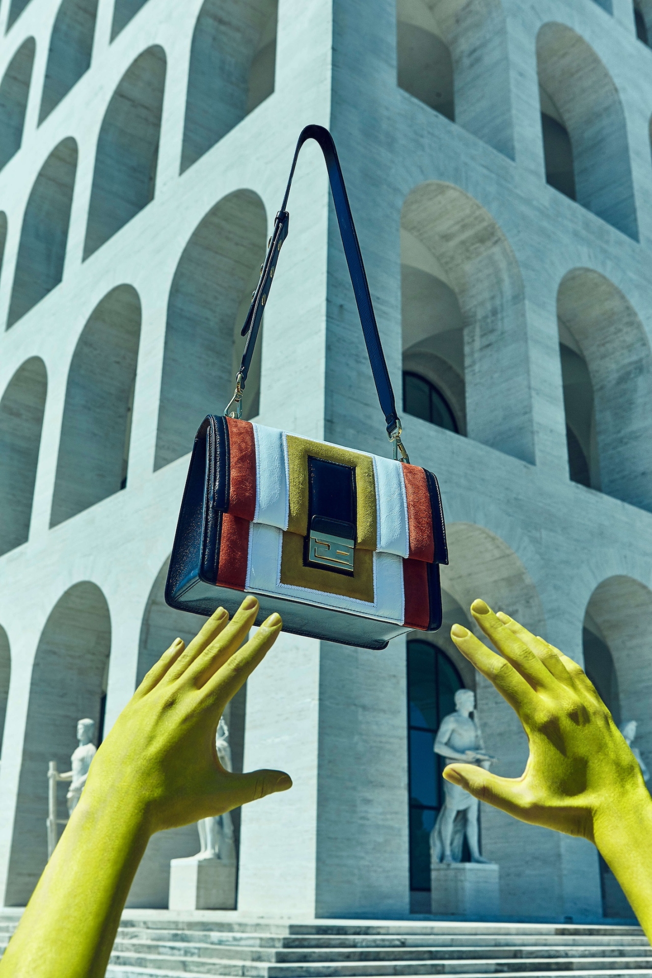 photographs of Kateřina Olivová for Blue Paper magazine and AW/2020 collection for Fendi