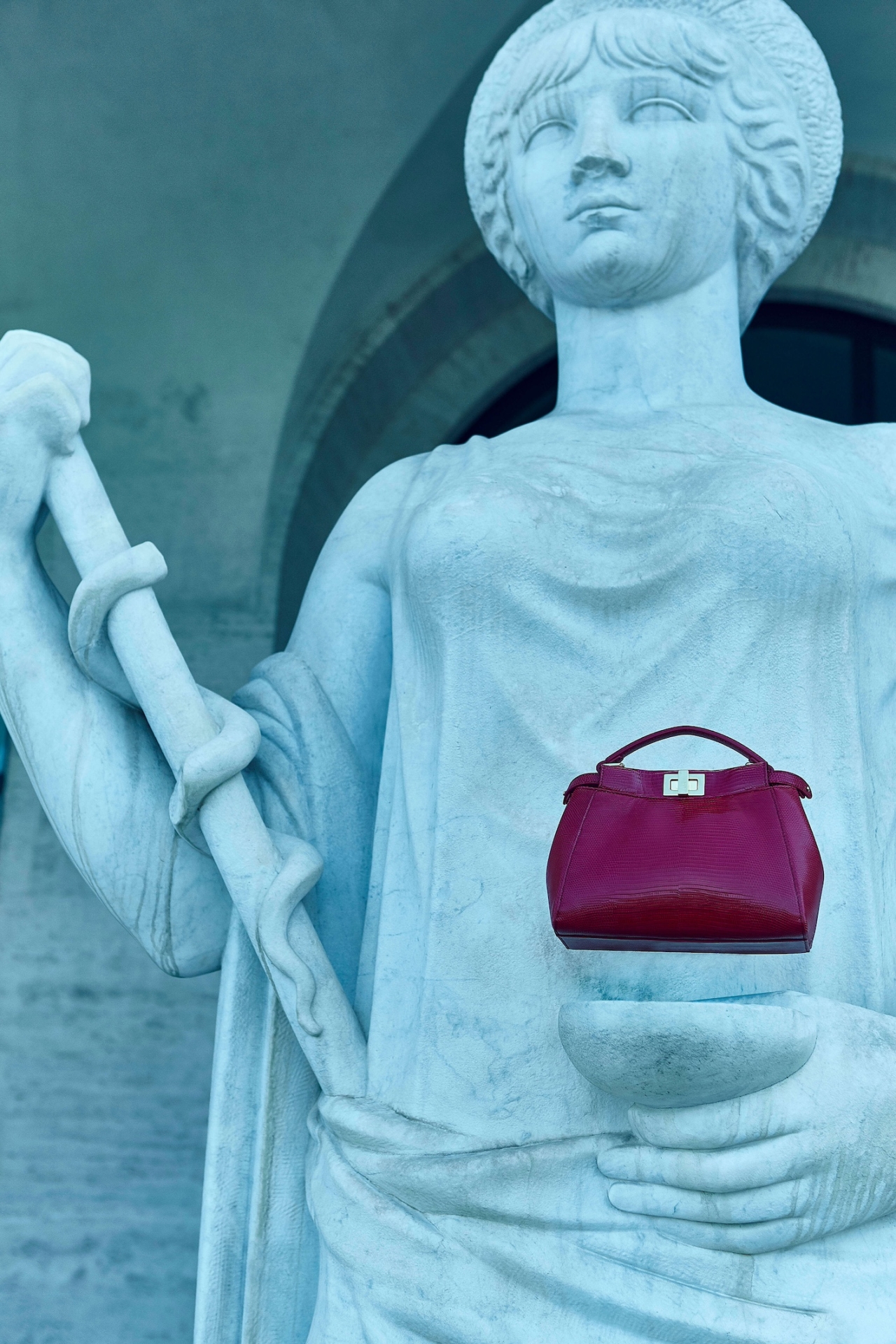photographs of Kateřina Olivová for Blue Paper magazine and AW/2020 collection for Fendi
