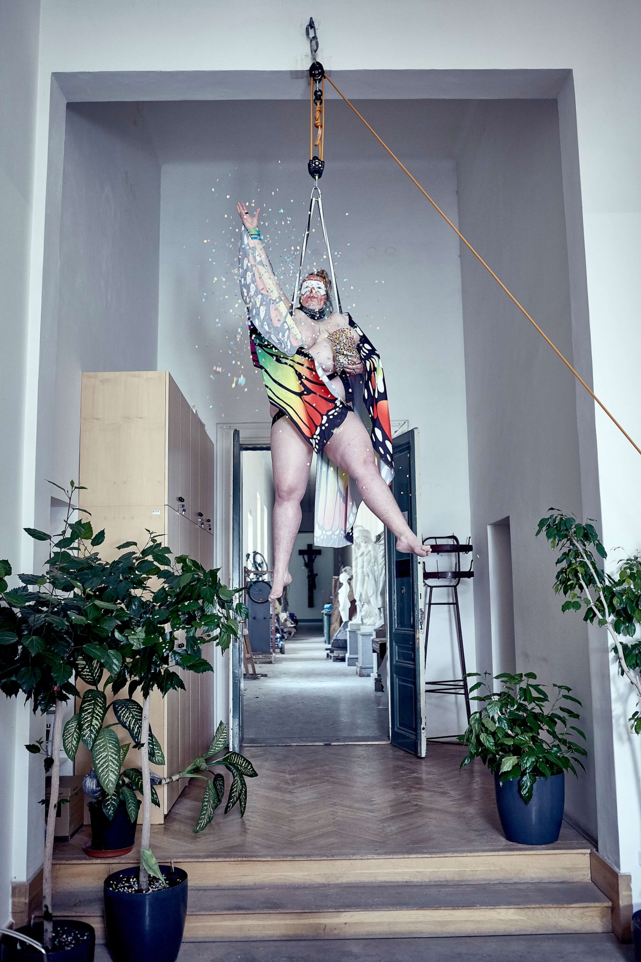 photographs of Kateřina Olivová for Blue Paper magazine and AW/2020 collection for Fendi