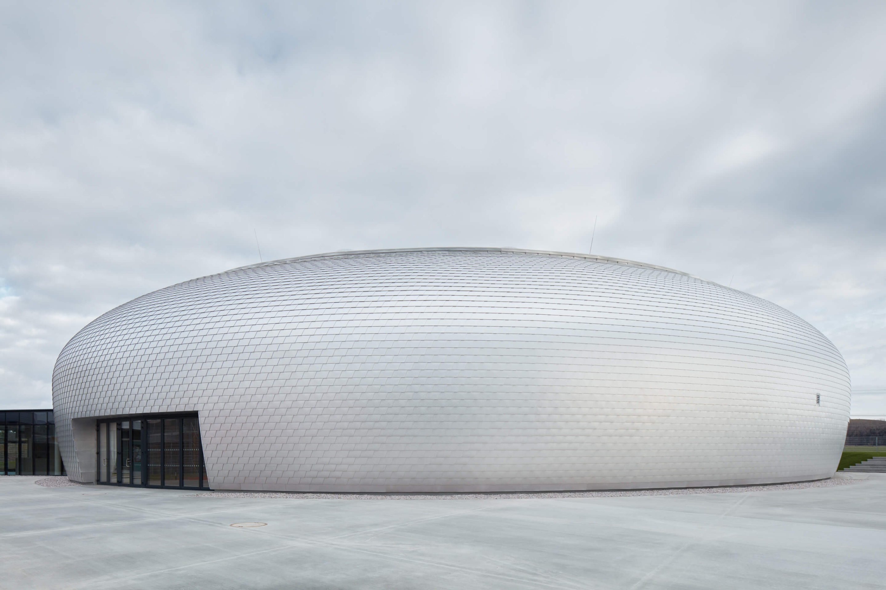 photographs of architecture – Dolní Břežany sports hall, Pecka game zone, Mlynica, catacombs of Libčice boiler house