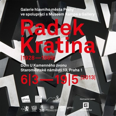 visual style of the exhibition Radek Kratina 1928–1999 (Prague City Gallery) and visual style for Teta drug store