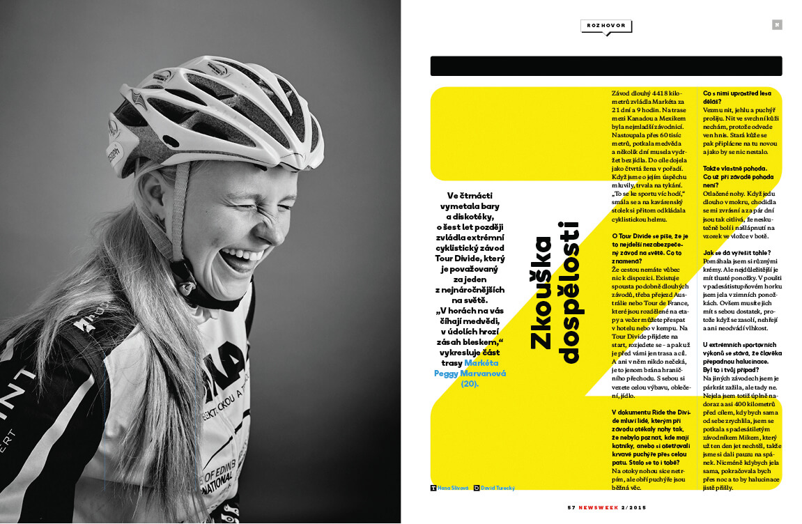 graphic identity for the Newsweek and Magnus magazines