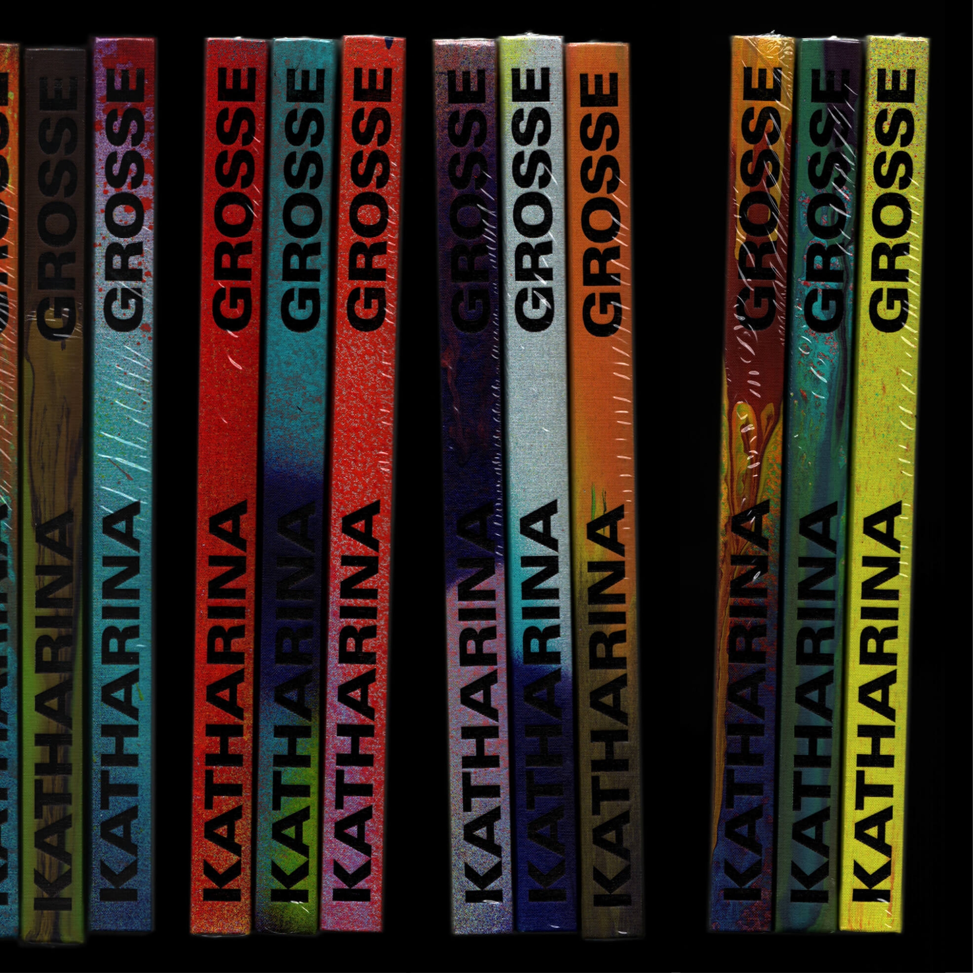 concept and visual identity for the catalog and exhibition Katharina Grosse: Wunderbild (National Gallery Prague)