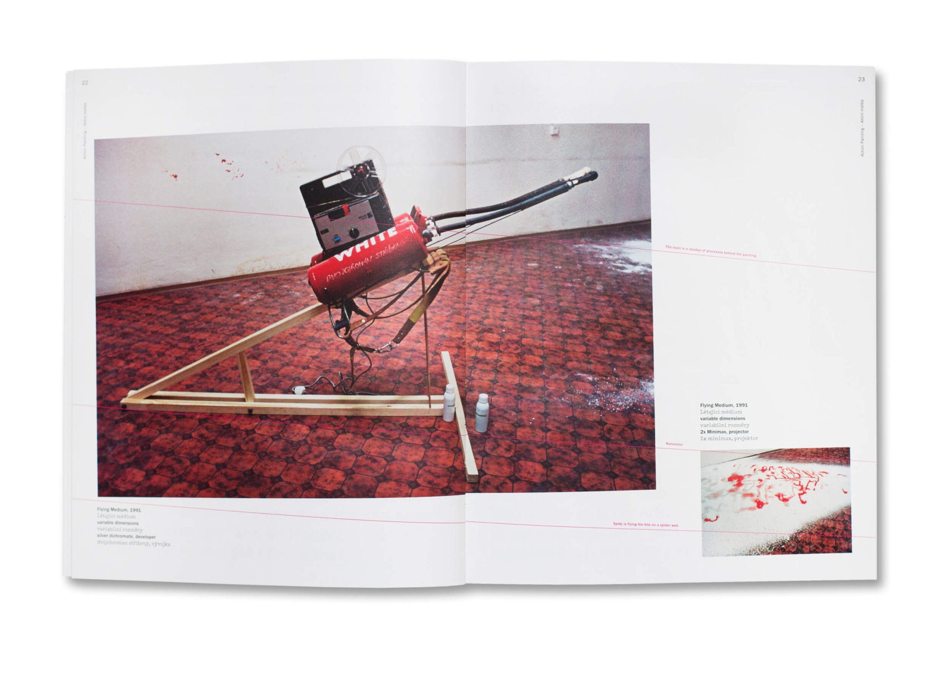 concept and visual rendition of the publication Jiří Černický: Dolby Malba