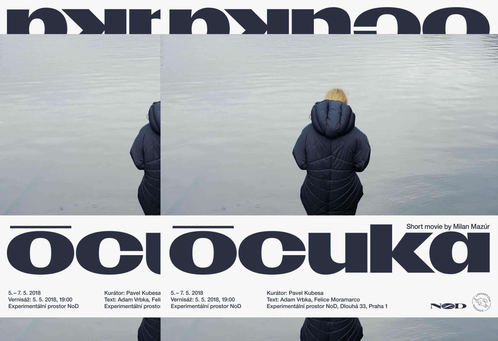visual identity for Forum for Architecture and Media (City of Prague) and the film Ócuka (Milan Mazúr)