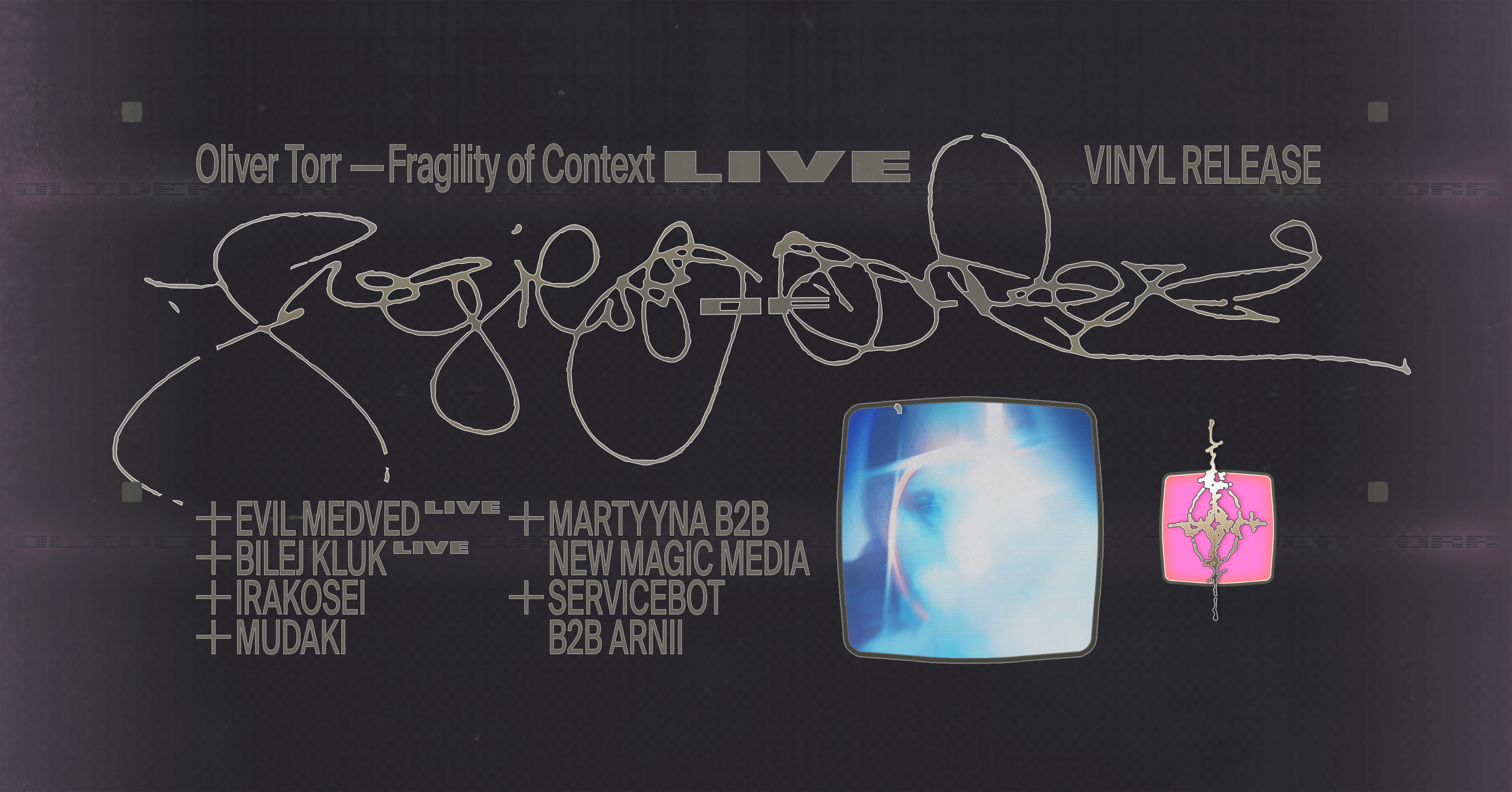 visual identity for the album Fragility of Context (Oliver Torr)
