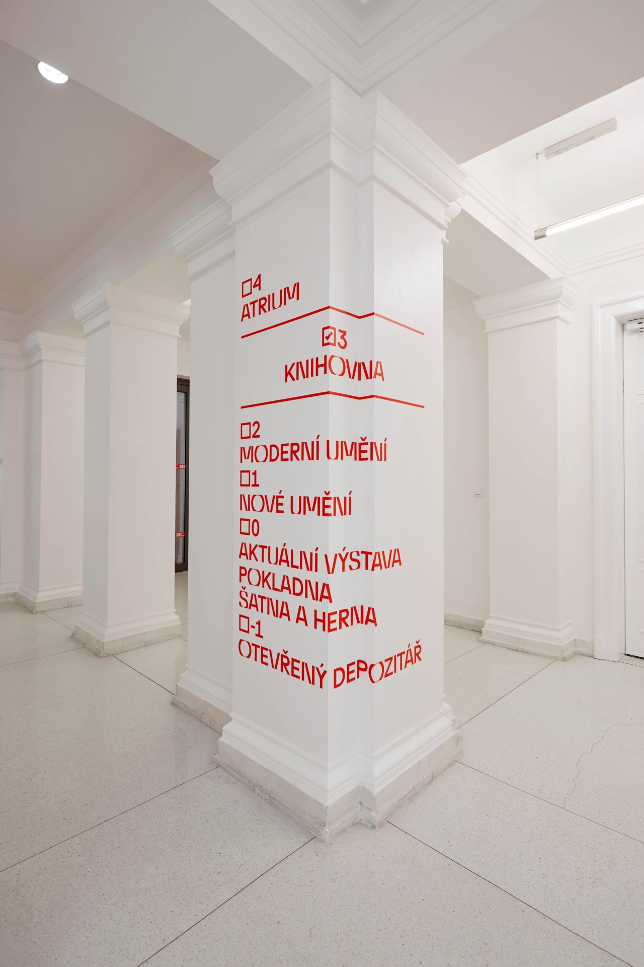 visual identity for the Moravian Gallery in Brno
