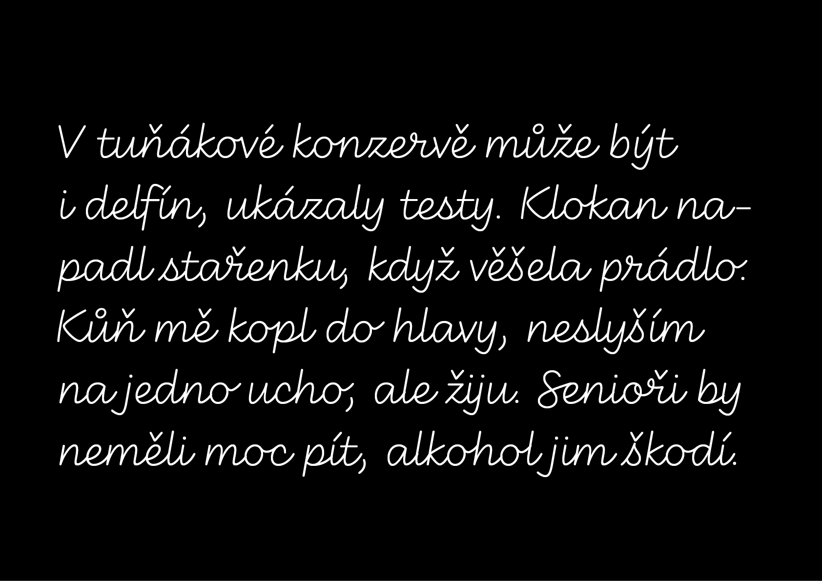 script for practicing handwriting (UMPRUM)