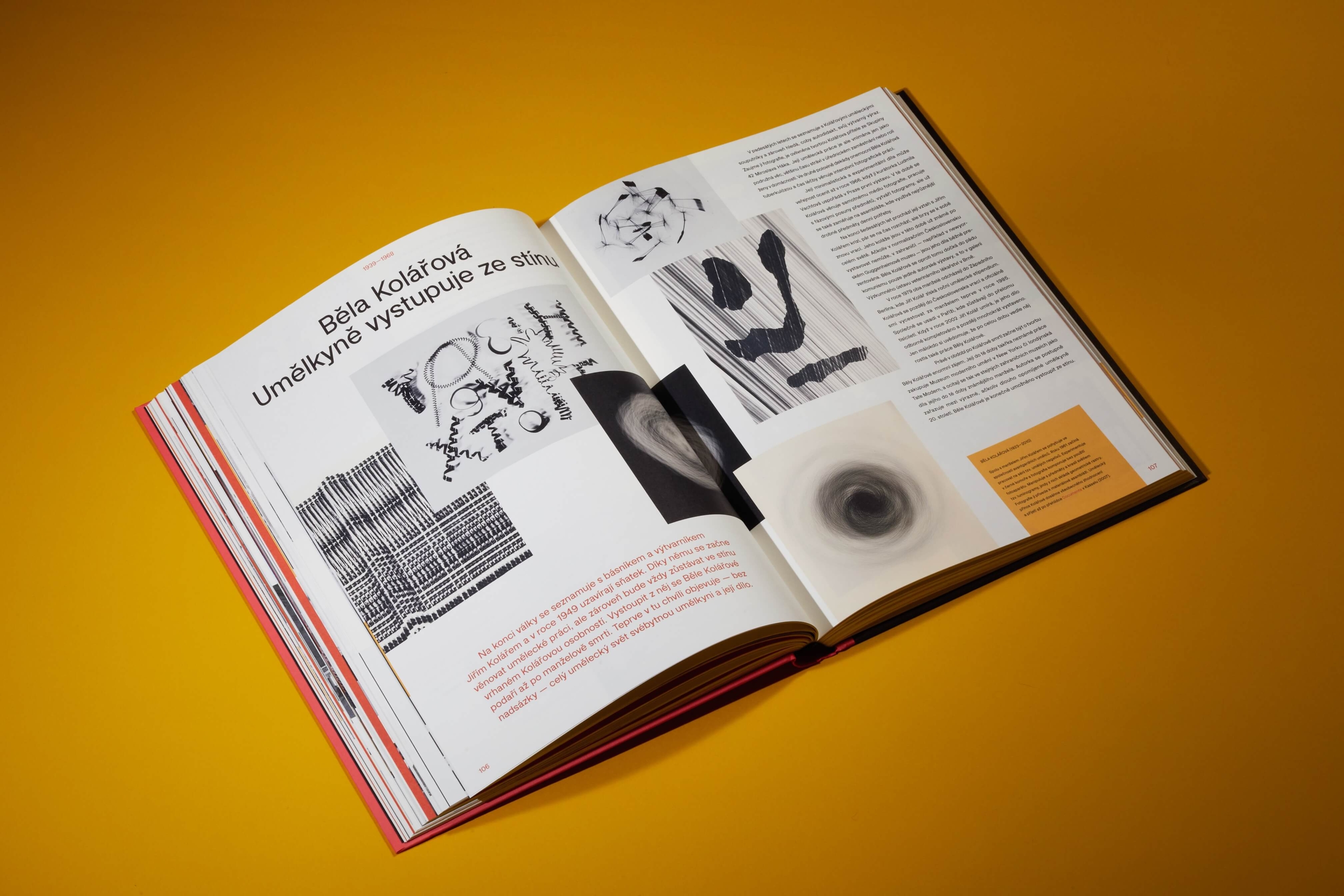 graphic design for the book Průvodce neklidným územím III / Příběhy česko-slovenské fotografie (Labyrint)