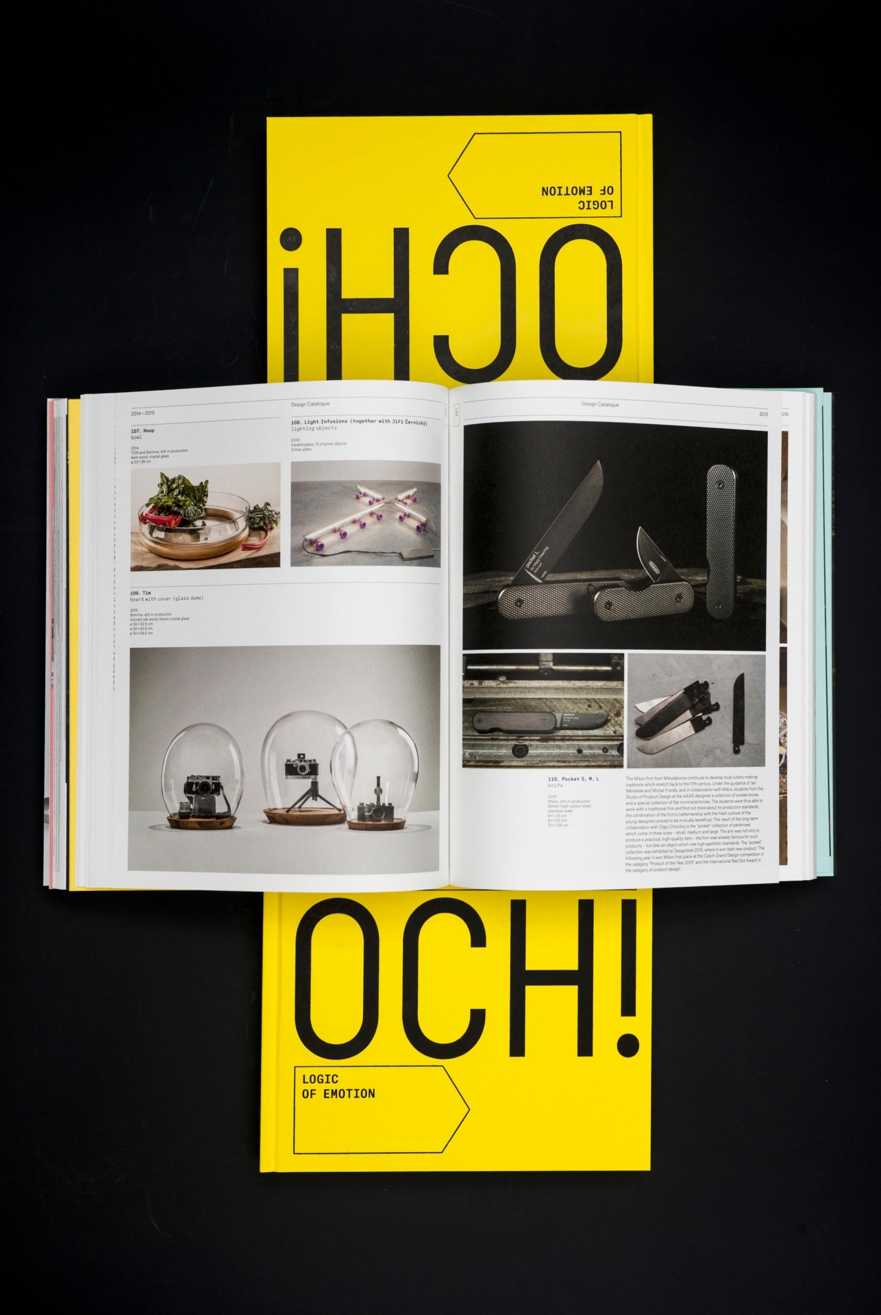 visual style for the exhibition and catalog OCH! Olgoj Chorchoj: Logic of Emotion (Moravian Gallery in Brno)