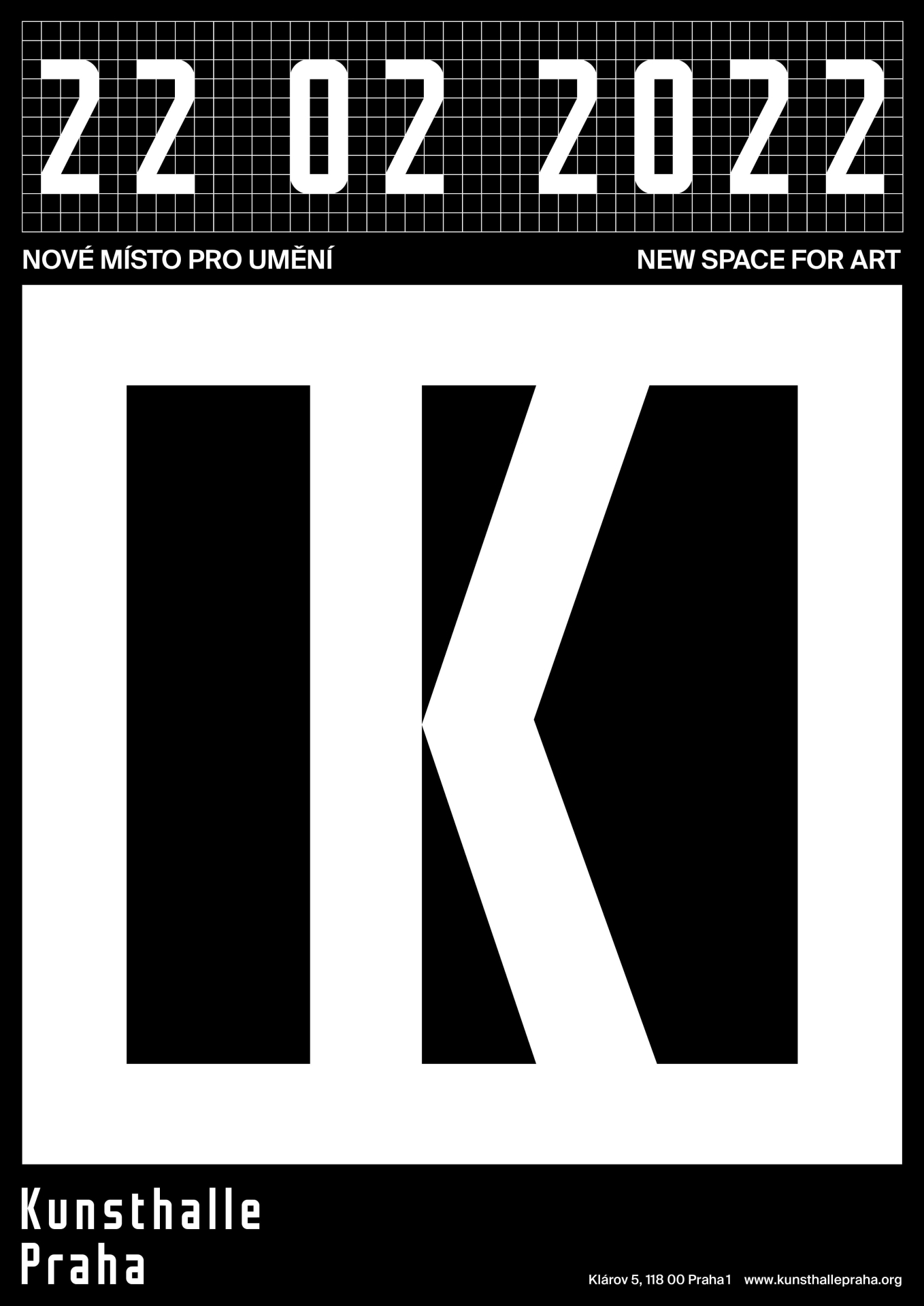 vizuální identita pro Kunsthalle Praha