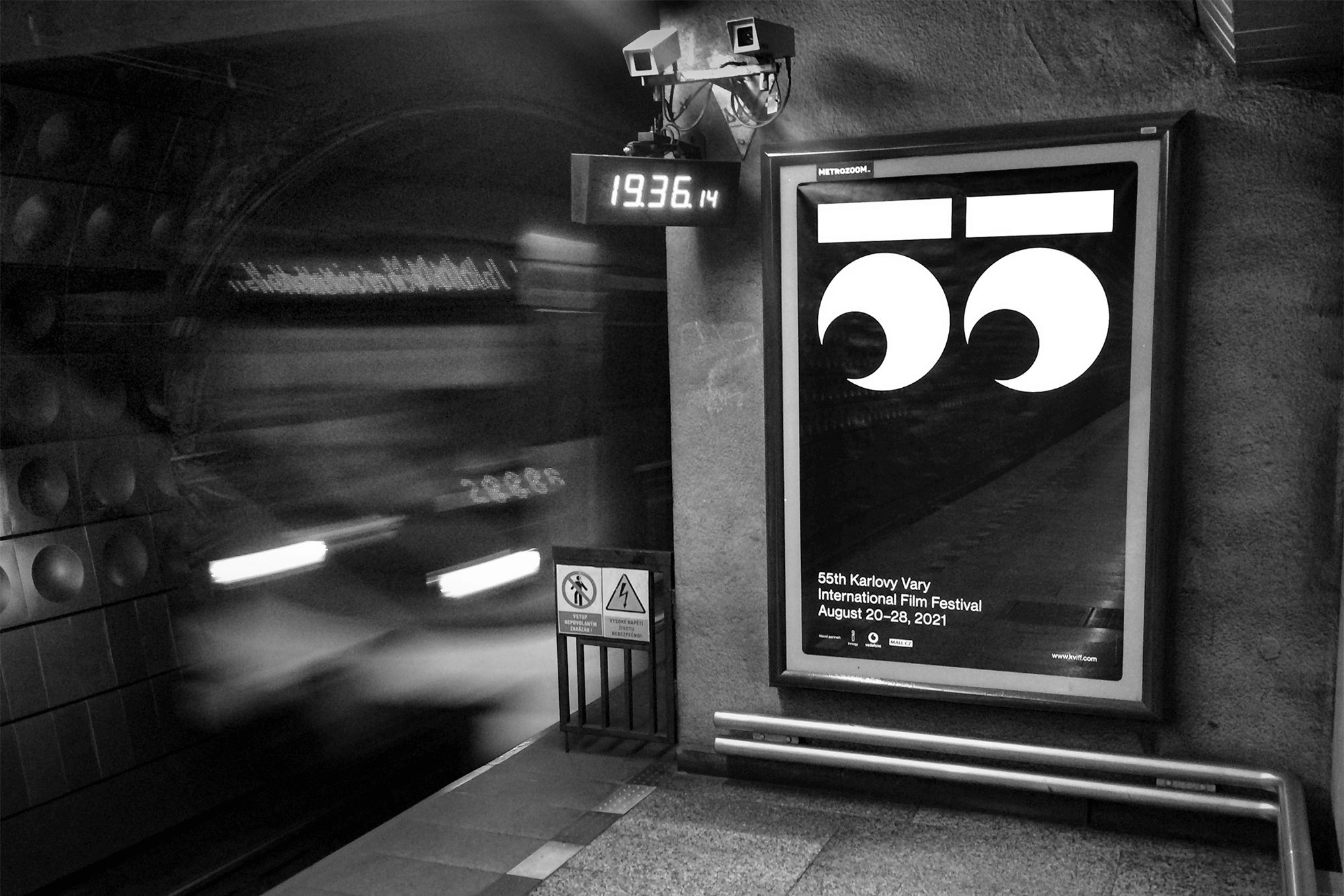 visual identity for the 55th Karlovy Vary International Film Festival
