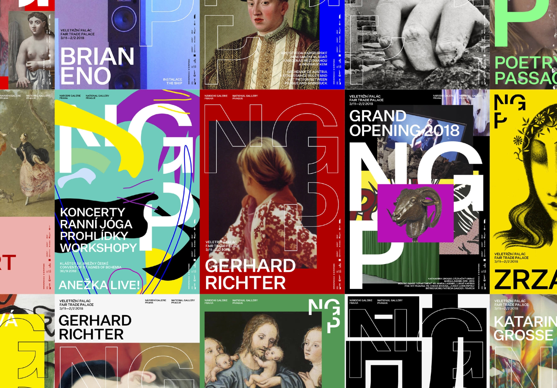 visual identity for National Gallery Prague
