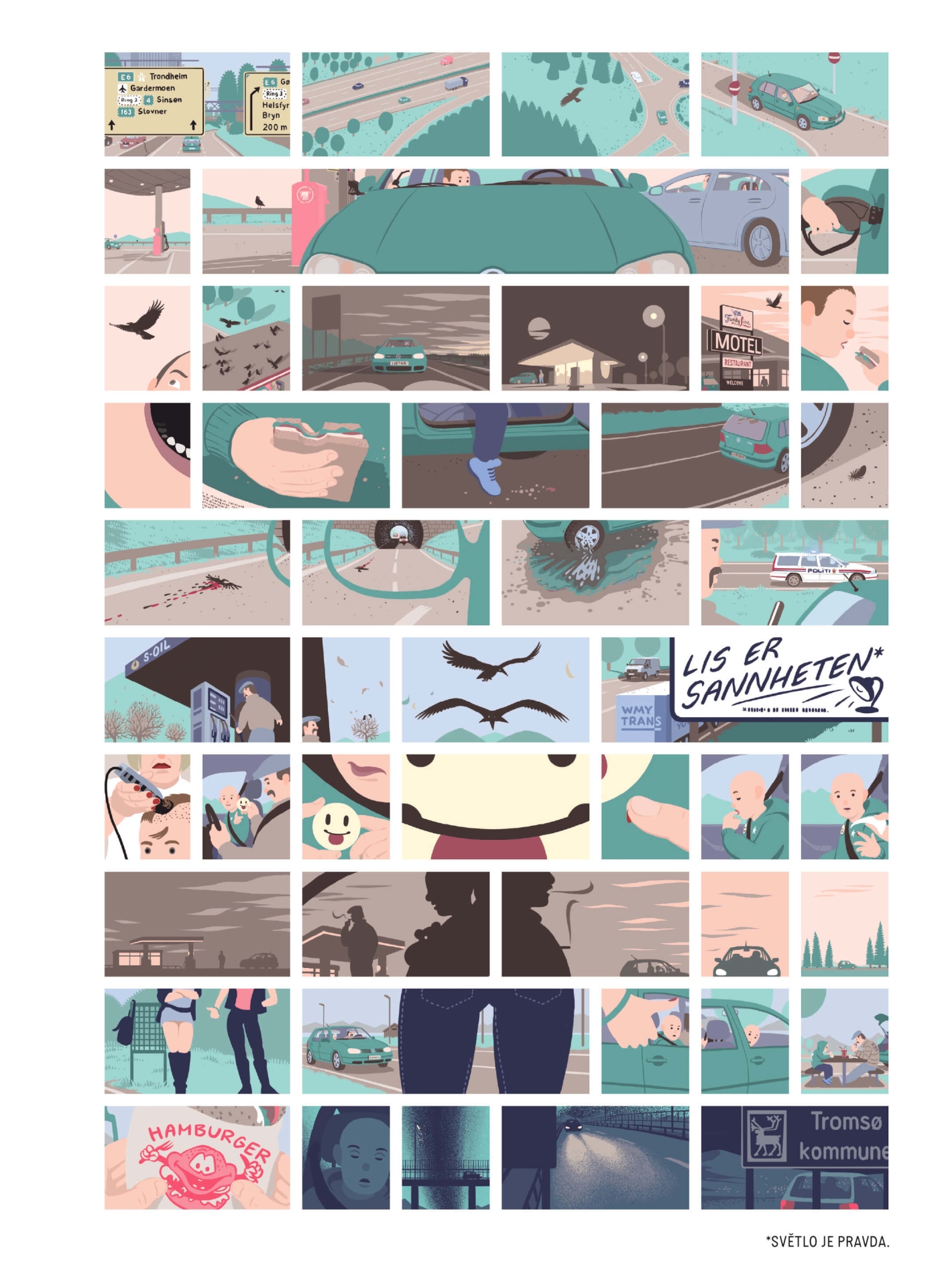 illustrations for comics Svatá Barbora (Marek Šindelka, Vojtěch Mašek, Lipnik)
