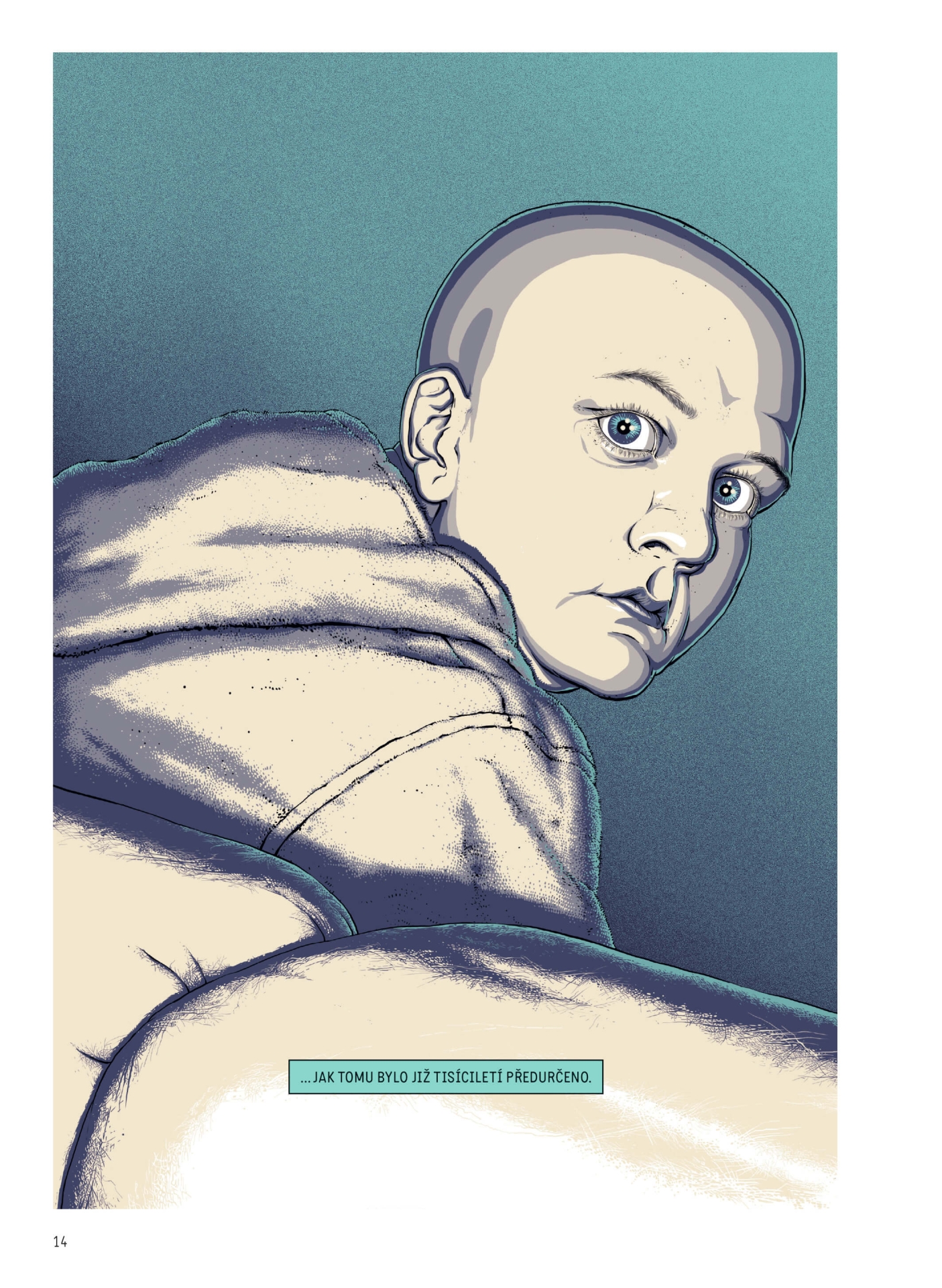 illustrations for comics Svatá Barbora (Marek Šindelka, Vojtěch Mašek, Lipnik)